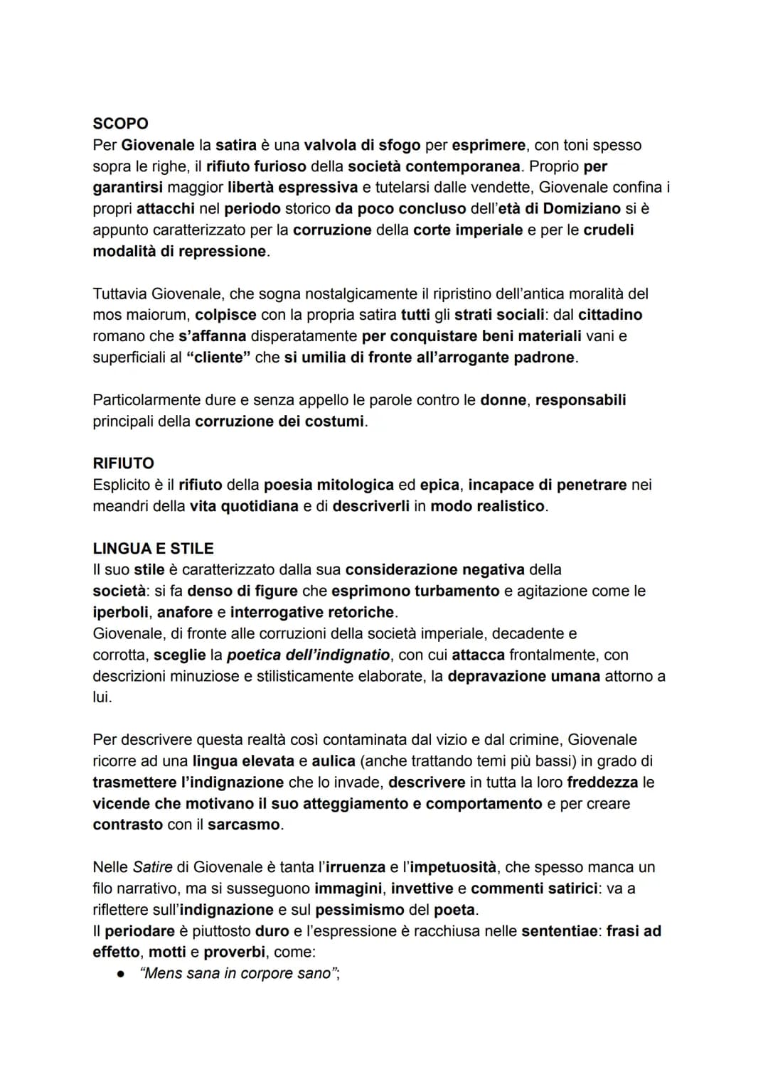 # GIOVENALE

## VITA

*   Sono poche le informazioni che ci sono giunte su Decimo Giunio
    Giovenale, ciò che conosciamo lo ricaviamo dai 