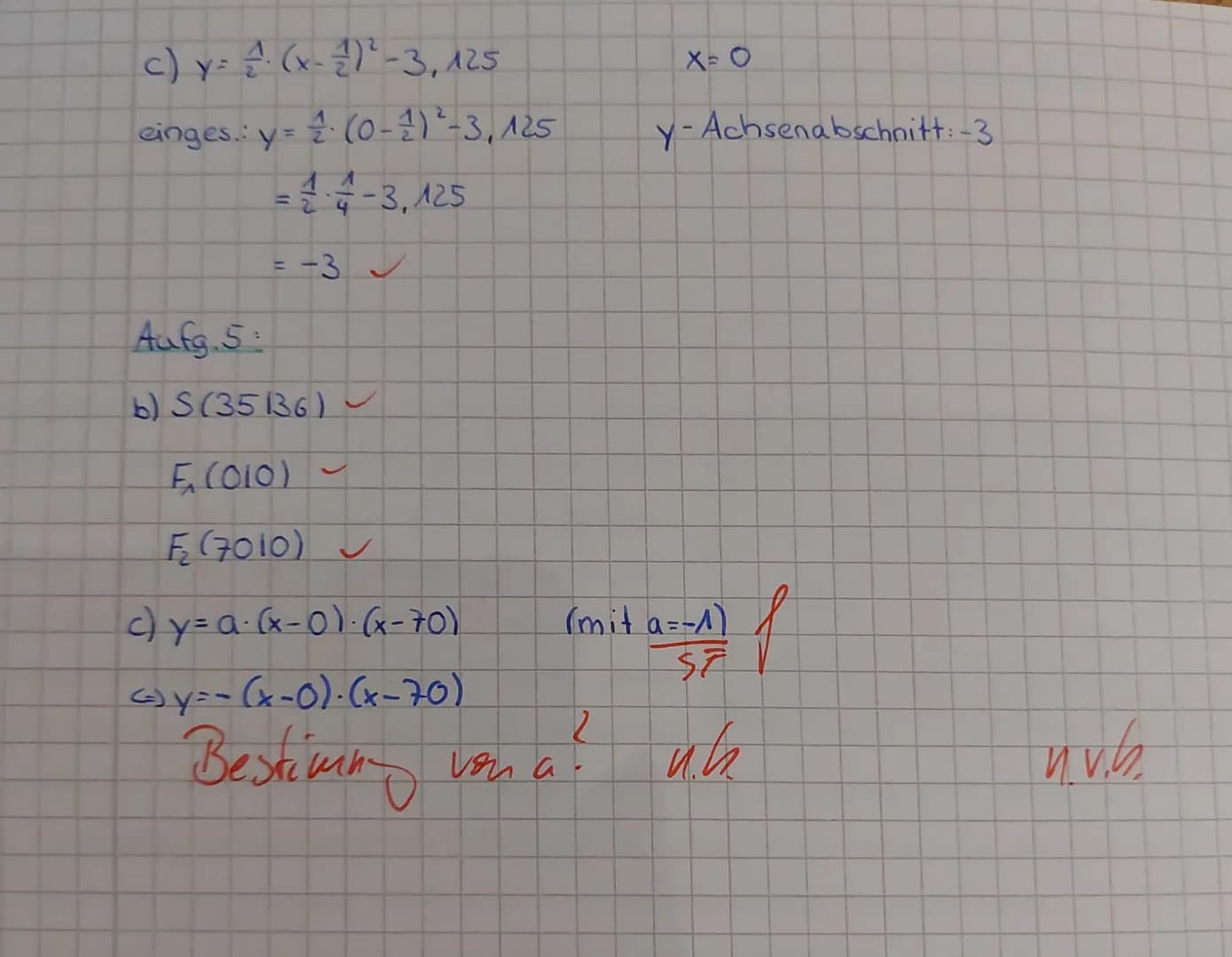 9N
14.10.21
1. Großer Leistungsnachweis in Mathematik

Name:
Aufgabe 1: In der rechten
Abbildung siehst du drei
Parabeln in einem
b)
Koordin
