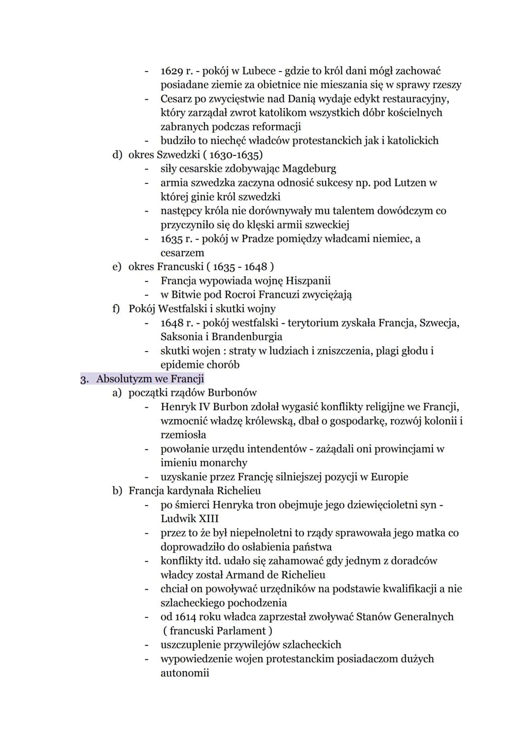 # Historia → Europa w XVII wieku

1. Rewolucja angielska i monarchia parlamentarna
a) zmiany w anglii na przełomie XVI i XVII wieku

   - sz