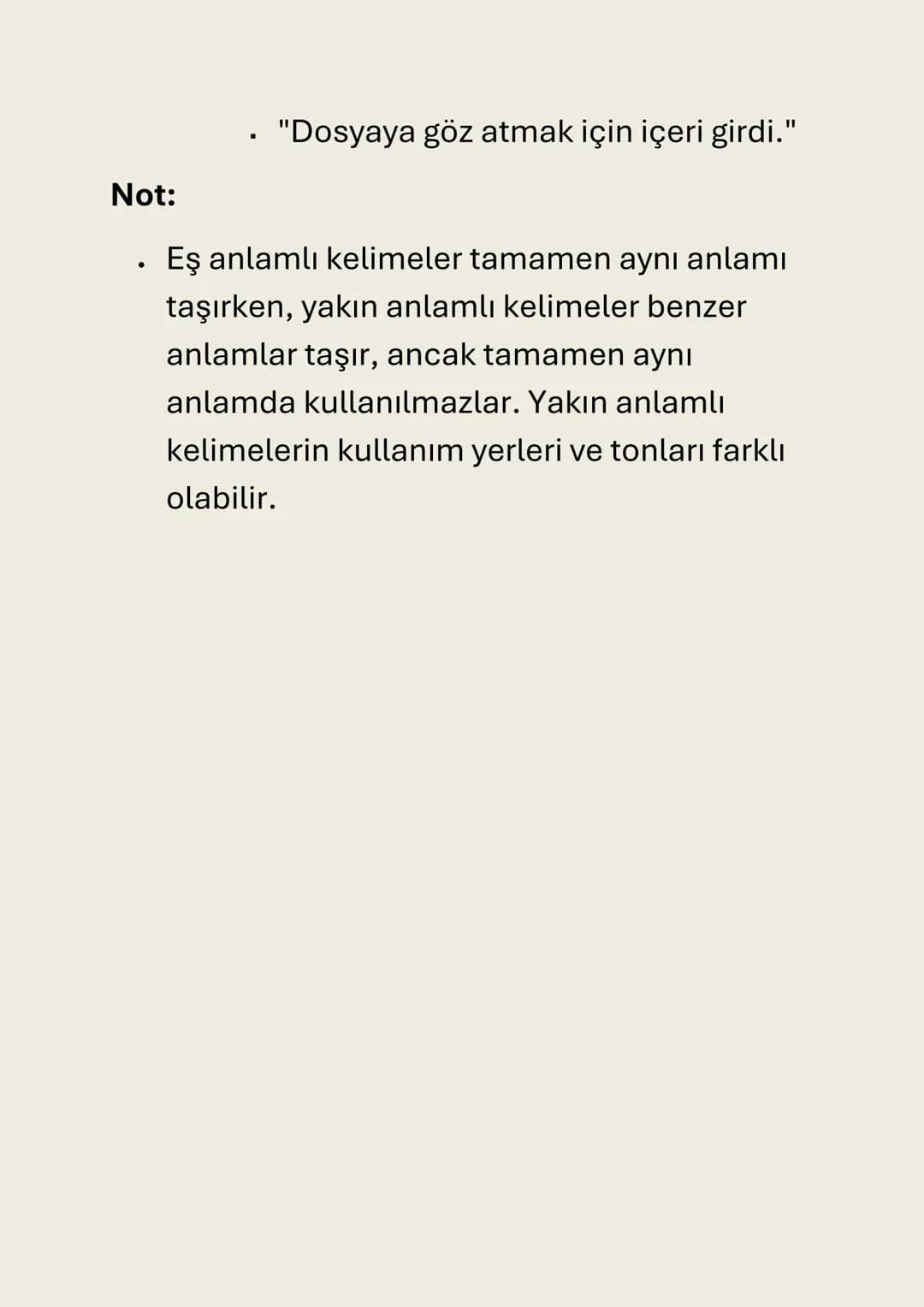 # Eş Anlamlı ve Yakın Anlamlı Kelimeler

1. Eş Anlamlı Kelimeler

Eş Anlamlı Kelimeler: Aynı anlamı taşıyan,
birbirinin yerine kullanılabile