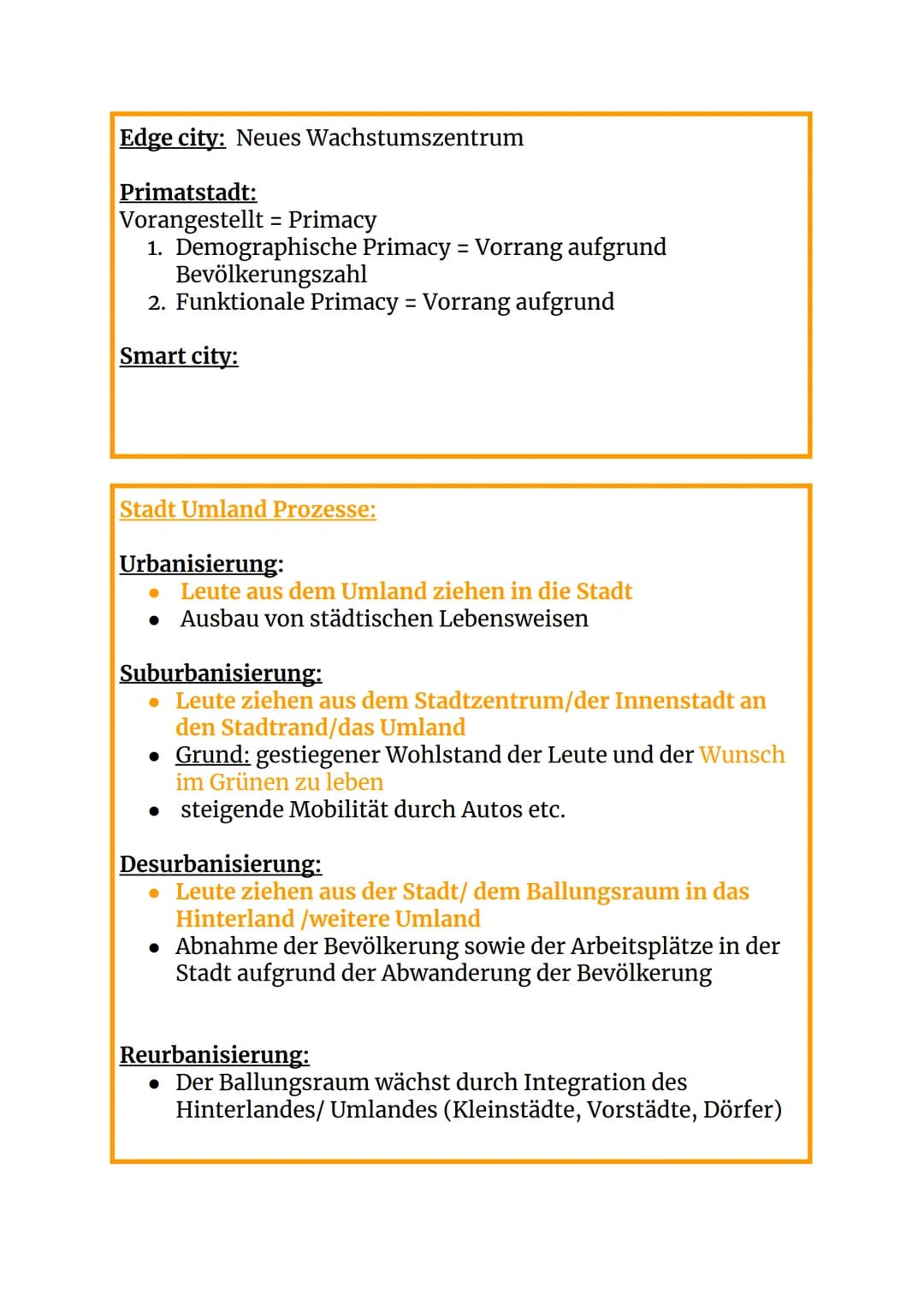 # Stadtentwicklung und Stadtstrukturen

Stadttypen:

Stadt: Stadtrecht ab. 2.000 Einwohner

Landstadt: 2.000-5.000 Einwohner

Kleinstadt: 5.