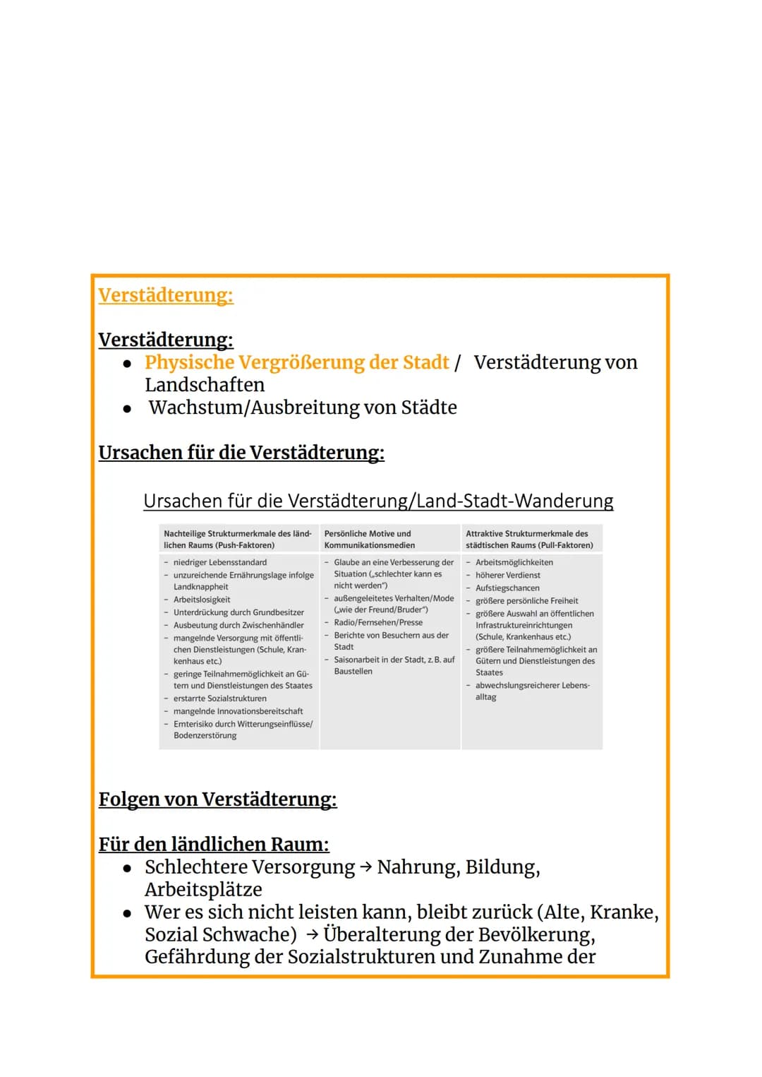 # Stadtentwicklung und Stadtstrukturen

Stadttypen:

Stadt: Stadtrecht ab. 2.000 Einwohner

Landstadt: 2.000-5.000 Einwohner

Kleinstadt: 5.