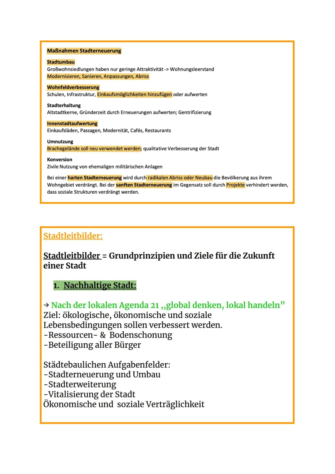 # Stadtentwicklung und Stadtstrukturen

Stadttypen:

Stadt: Stadtrecht ab. 2.000 Einwohner

Landstadt: 2.000-5.000 Einwohner

Kleinstadt: 5.