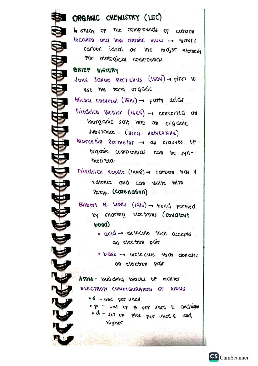 ORGANIC CHEMISTRY (LEC)

Lo study of the collipouilds of carbon
location and low atonic 1955
Carbon ideal as the major element
For biologica