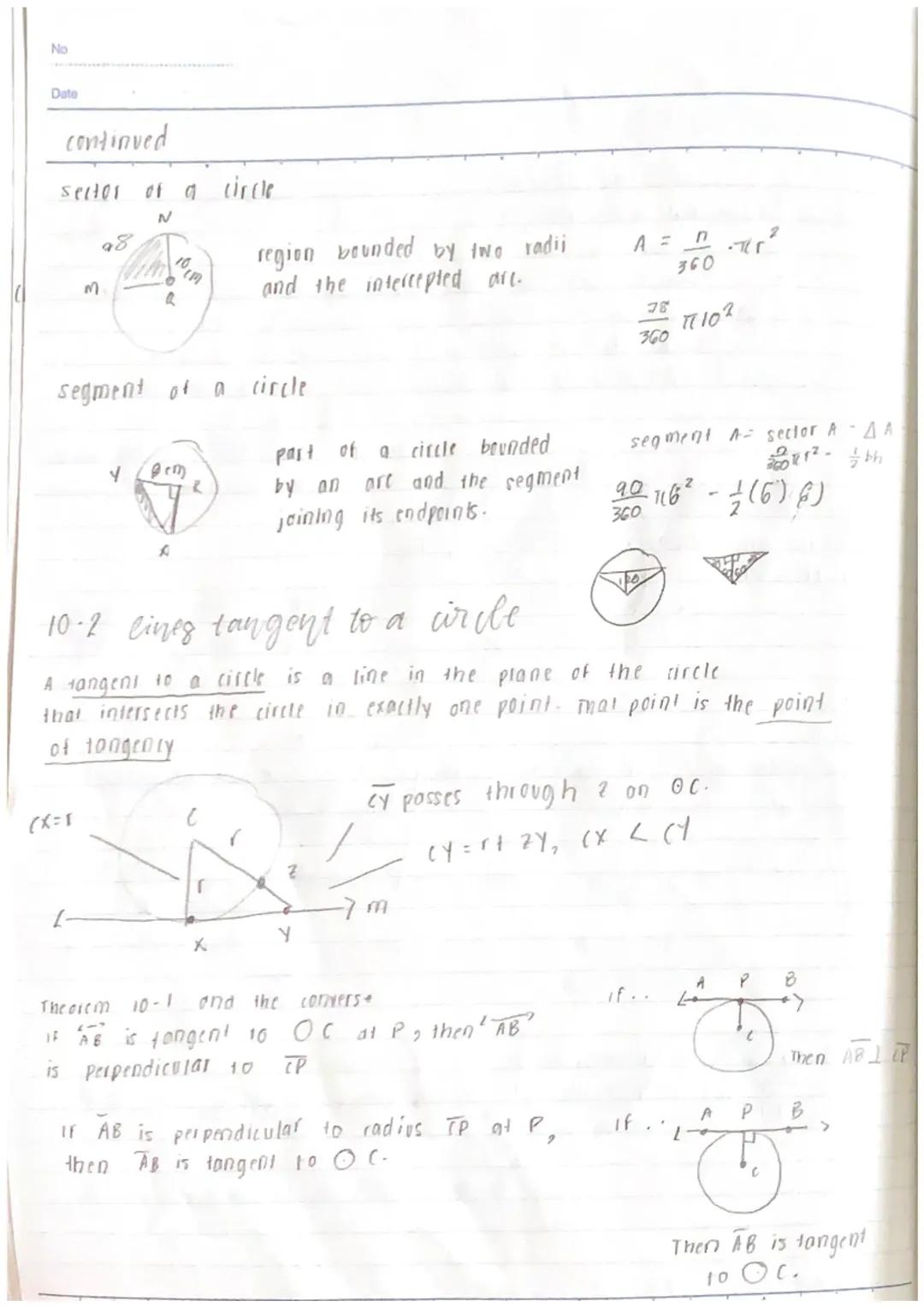# 10.1 ares and sectors

B

CAP

C

*   radivs AP BP CP
*   360° in a circle

*cential angle an angle tormed by two radu with the
vertex at 