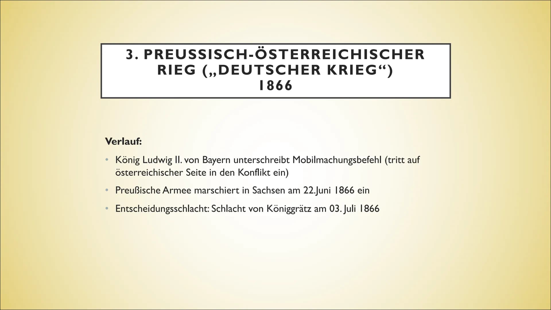 # DIE EINIGUNGSKRIEGE

DEUTSCHLANDS UNTER OTTO VON

BISMARCK # GLIEDERUNG

*   1. Ausgangslage
*   2. Deutsch-Dänischer Krieg
*   3. Preußis