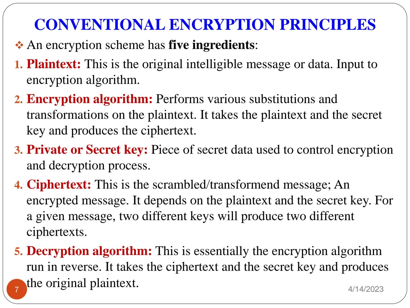 IA 124:

INTRODUCTION TO IT SECURITY

LECTURE 03
PRACTICAL CRYPTOGRAPHY (a)

1

4/14/2023 # CRYPTOGRAPHY
# CONCEPTS # Cryptography

* Crypto