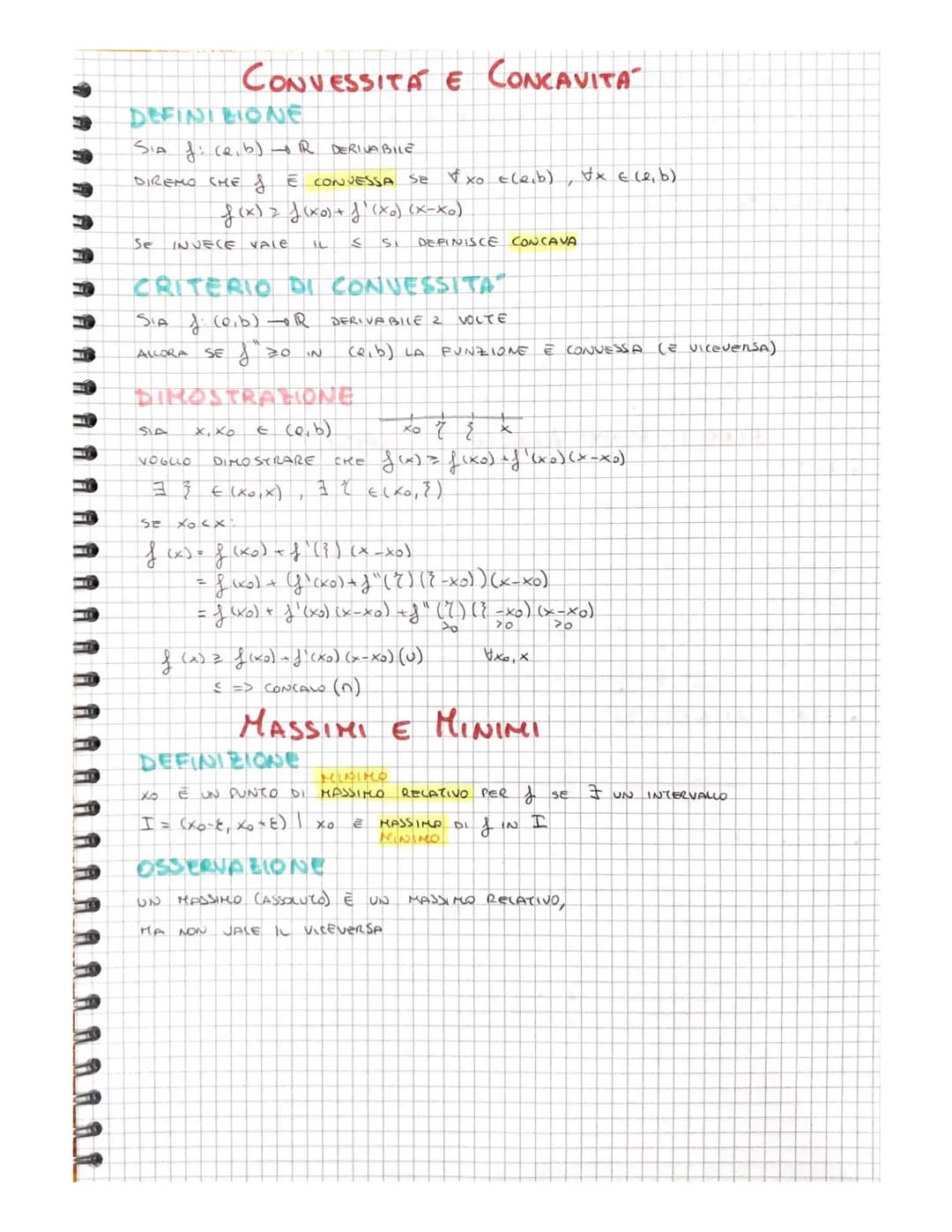 # LA DERIVATA

DEFINIZIONE
SIA J: [a,b]-R , SIA XE [2.6]
DIRO CHE & E DERIVABILE IN X SE ESISTE FINITO $lim_{h \to 0} \frac{f (xo+h)- (xo)}{