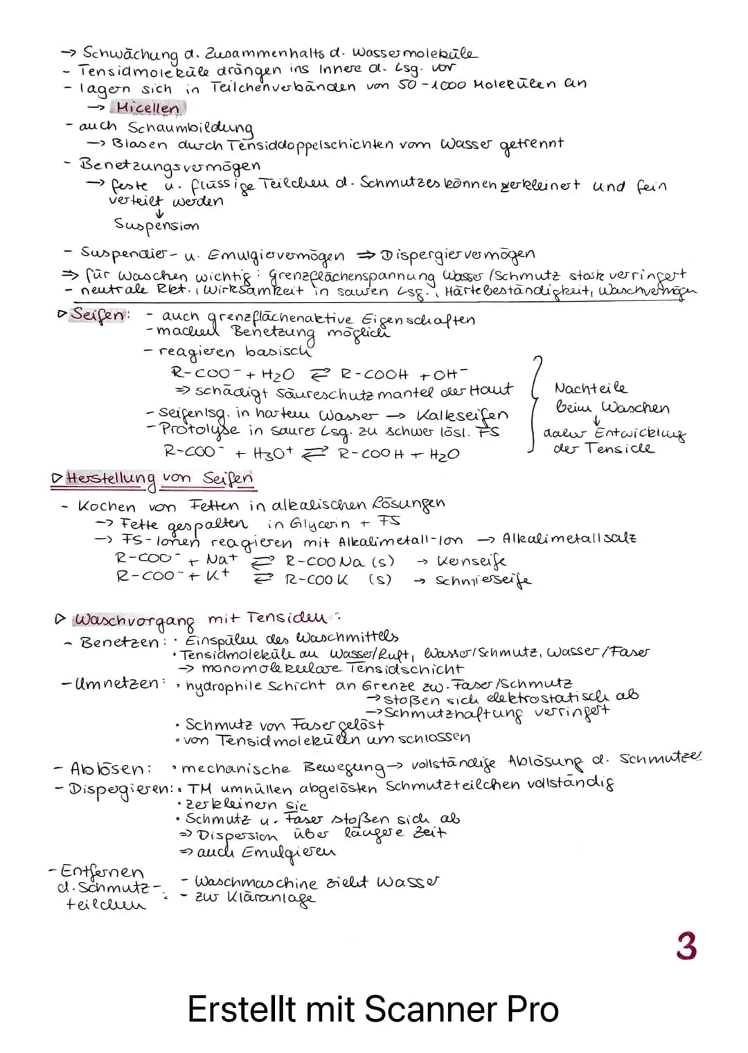 # Organische Chemie
Lernzettel Test. Fette

1 Allgemeines
- Makromolekül

Glycerin + 3 Fettsäuren Triglycerid
+ Wasser
A-C-O-H + CH3-(CH2)$_