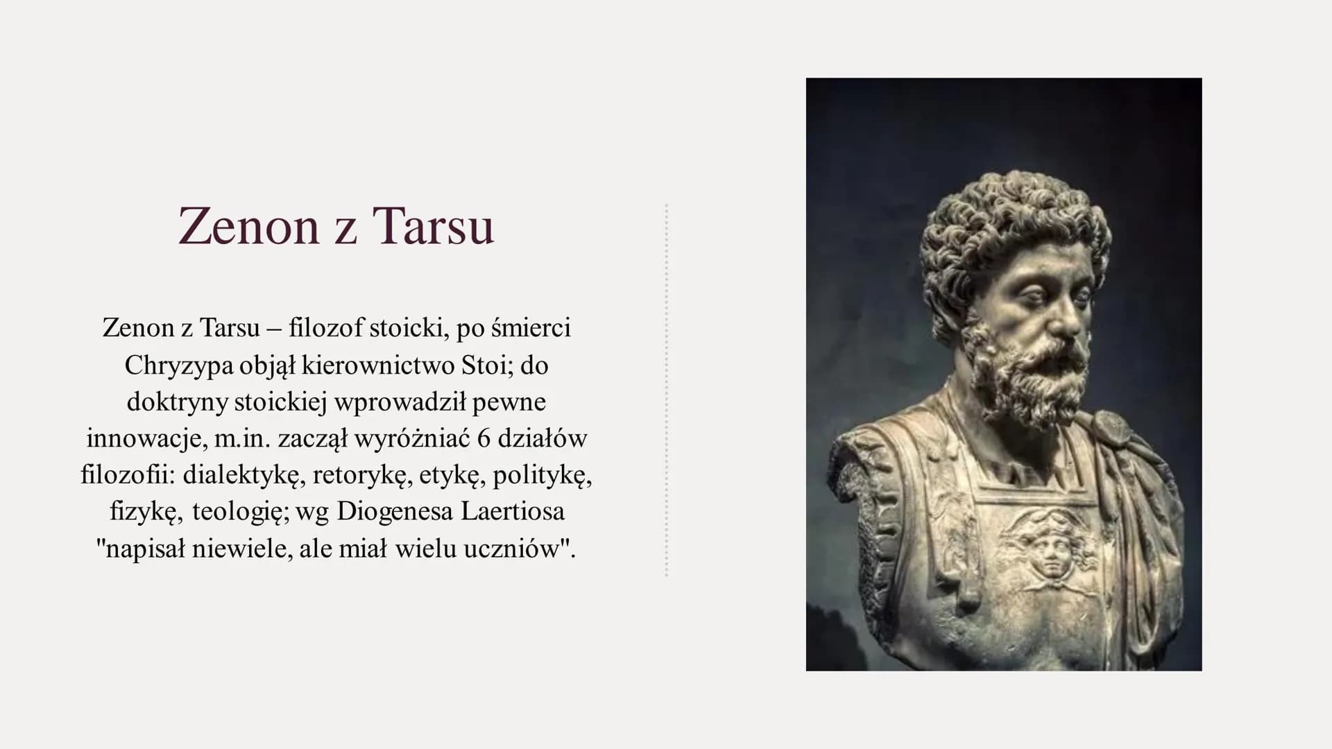 STOICYZM # Stoicyzm

Stoicyzm - kierunek filozoficzny zakładający, że cnota pojmowana jako życie zgodnie
z zasadami rozumu i umiejętność god