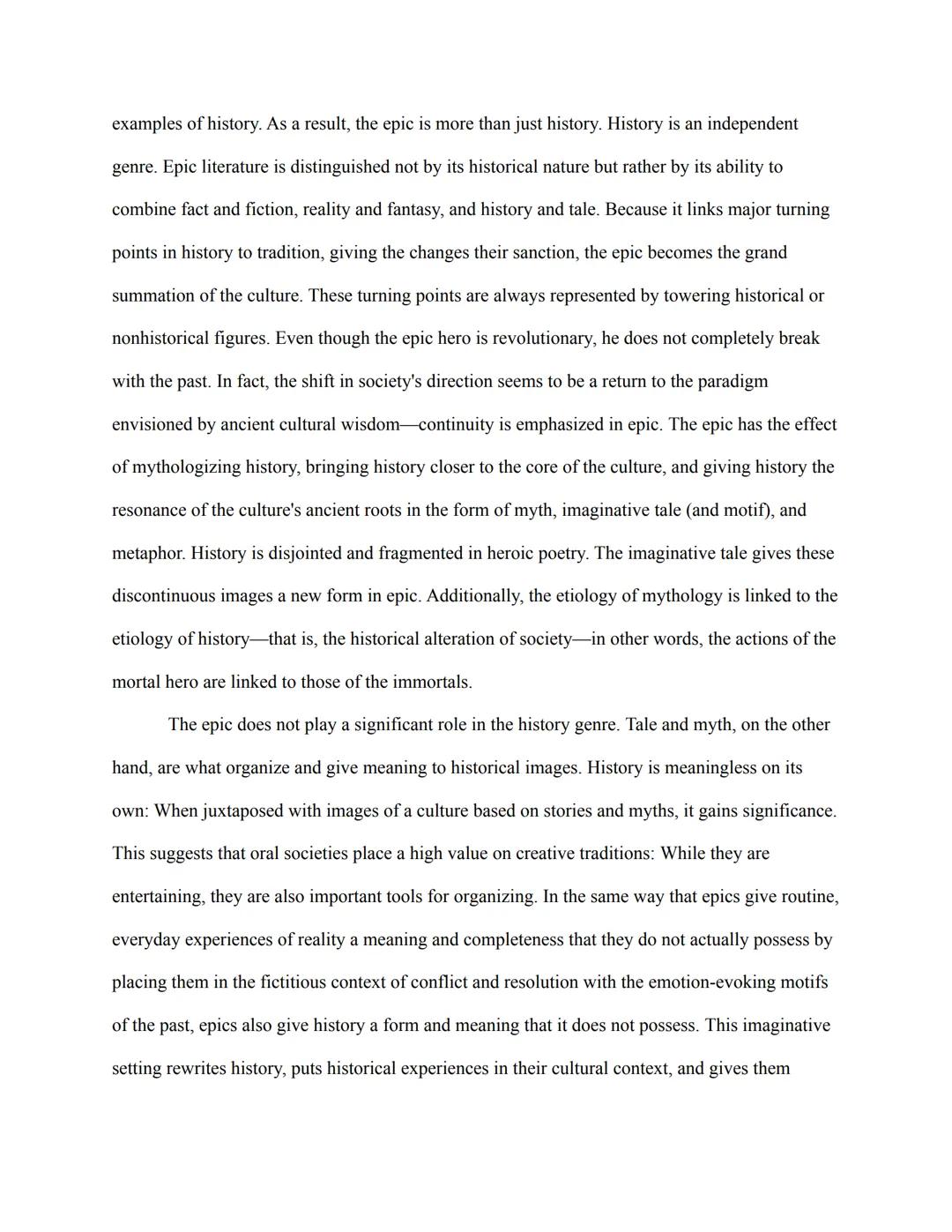 # The Epic

The metaphorical apparatus, the controlling mechanism in riddles and lyrical poems,
heroic poetry, and the merging of numerous, 