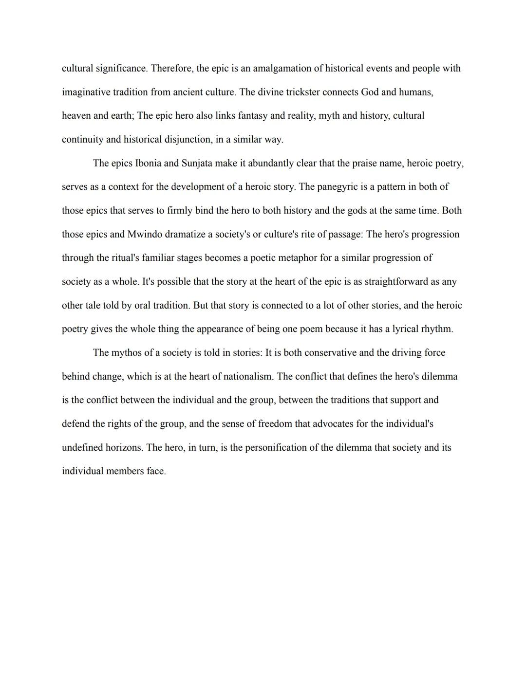 # The Epic

The metaphorical apparatus, the controlling mechanism in riddles and lyrical poems,
heroic poetry, and the merging of numerous, 