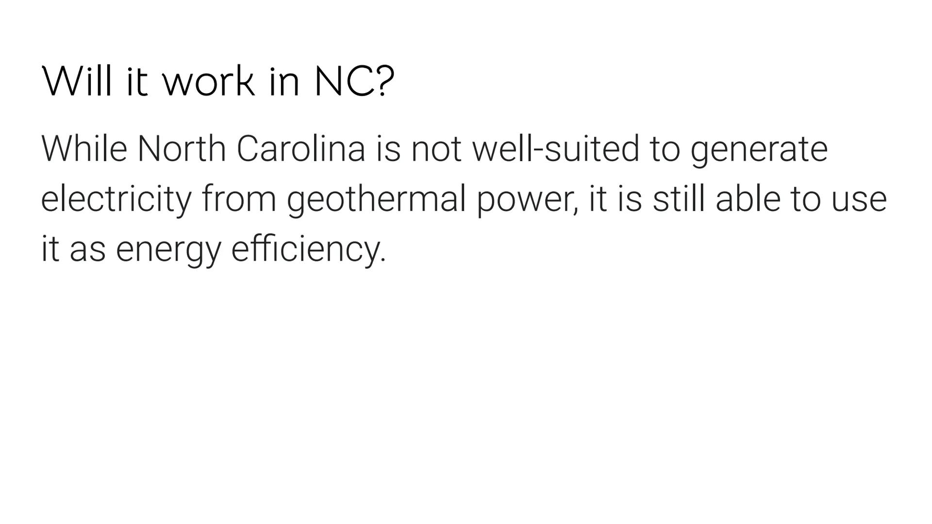 Geothermal Energy # What Is Geothermal Energy?

Geothermal energy is the heat that comes from the
sub-surface of the Earth.

It works by usi