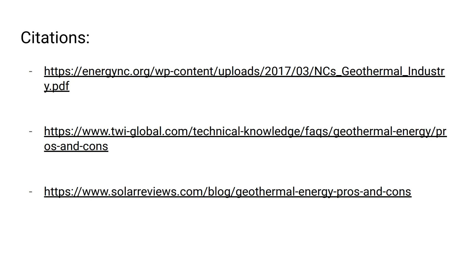 Geothermal Energy # What Is Geothermal Energy?

Geothermal energy is the heat that comes from the
sub-surface of the Earth.

It works by usi