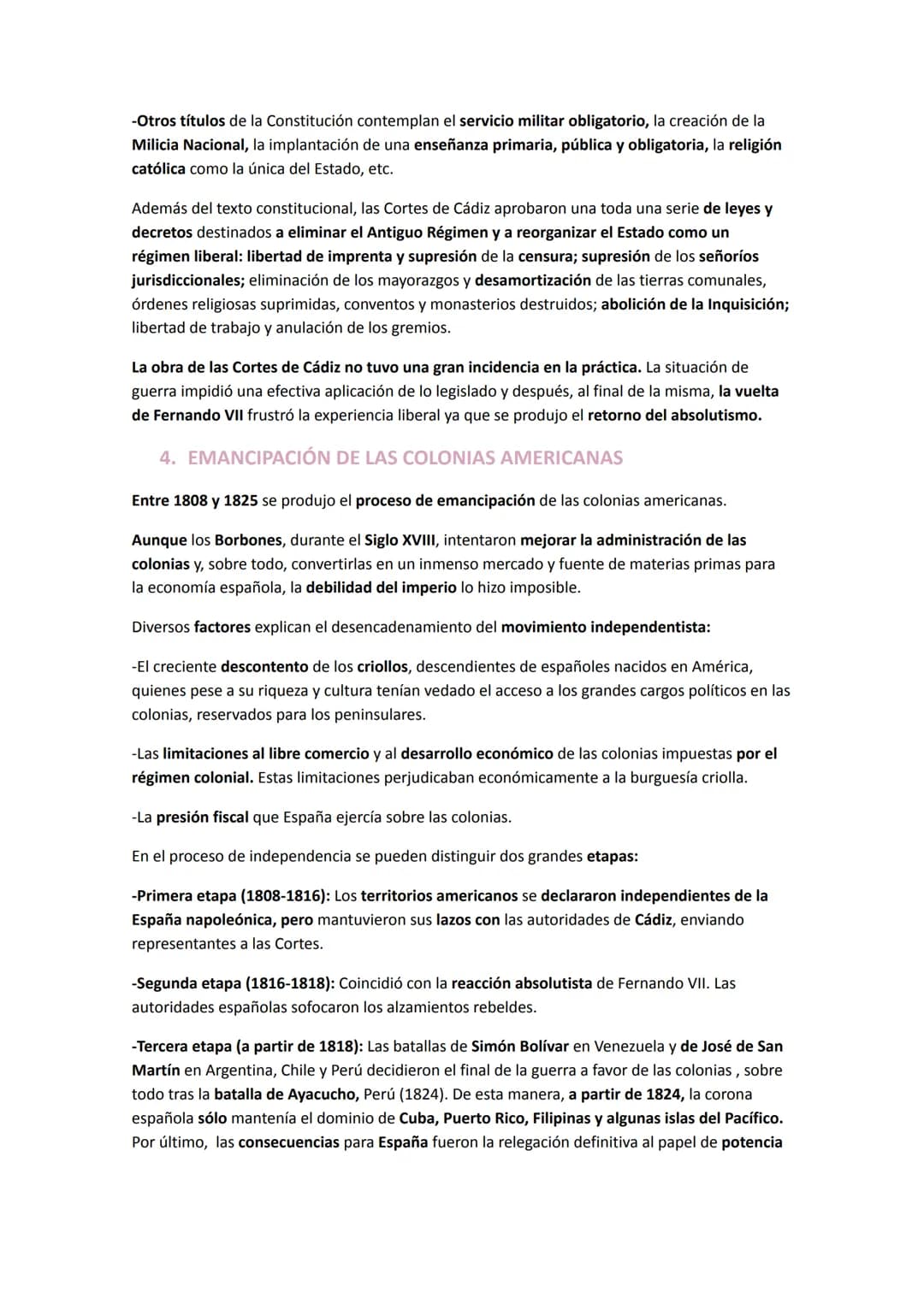 # LIBERALISMO FRENTE A ABSOLUTISMO

1. LA OCUPACIÓN NAPOLEÓNICA

En 1788 asciende al trono Carlos IV que tendrá que afrontar el estallido de