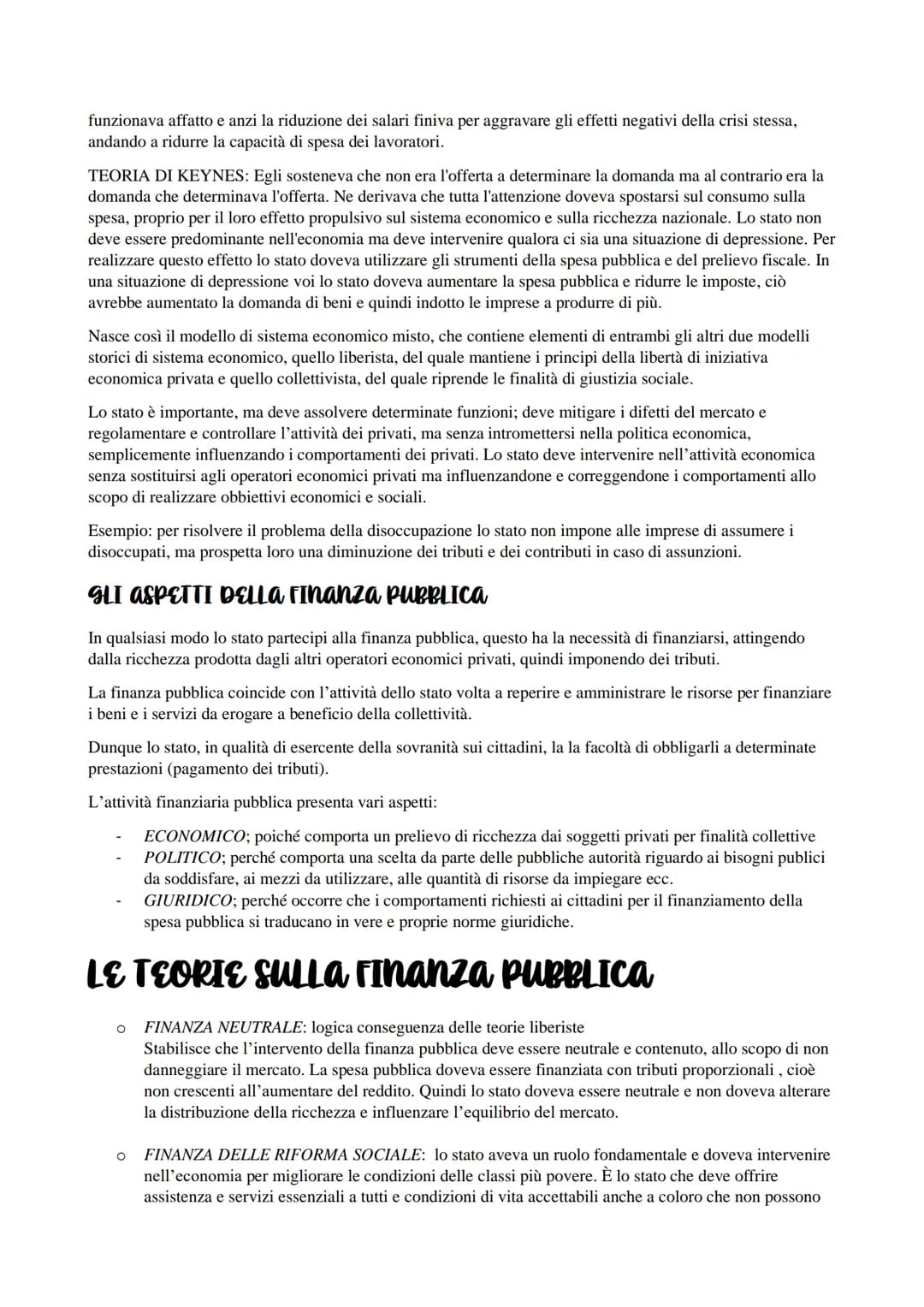 # IL RUOLO DELLO STATO E La Finanza PUBBLICA

Lo Stato, o il soggetto pubblico economico, si presenta come fornitore di servizi alla collett