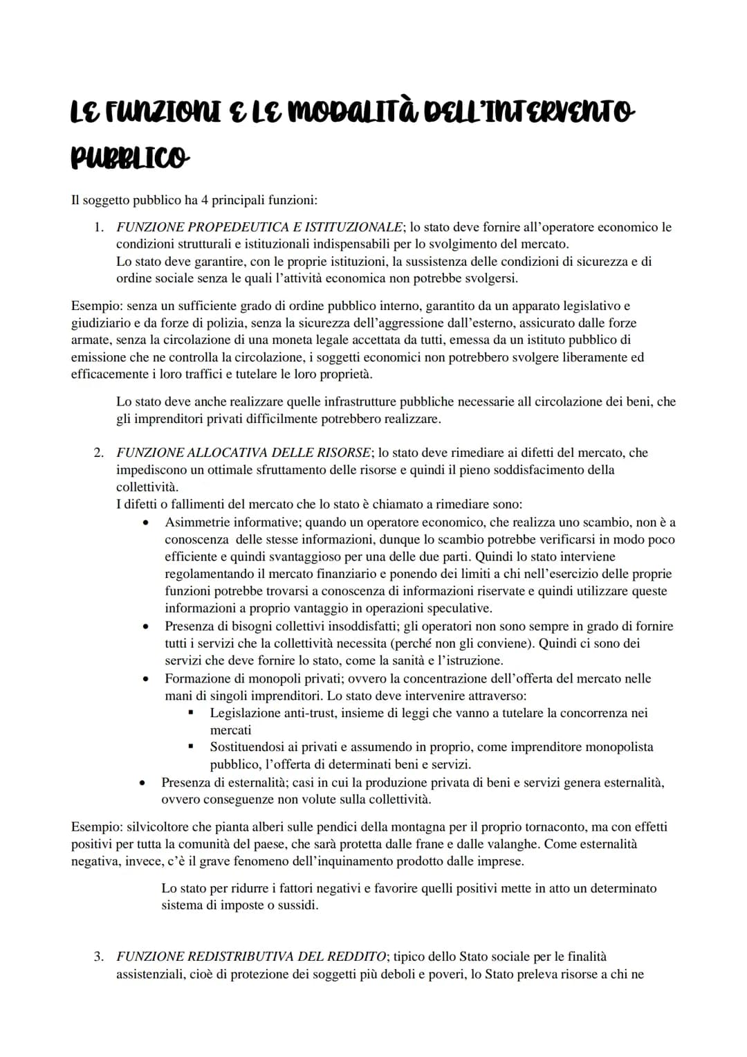 # IL RUOLO DELLO STATO E La Finanza PUBBLICA

Lo Stato, o il soggetto pubblico economico, si presenta come fornitore di servizi alla collett