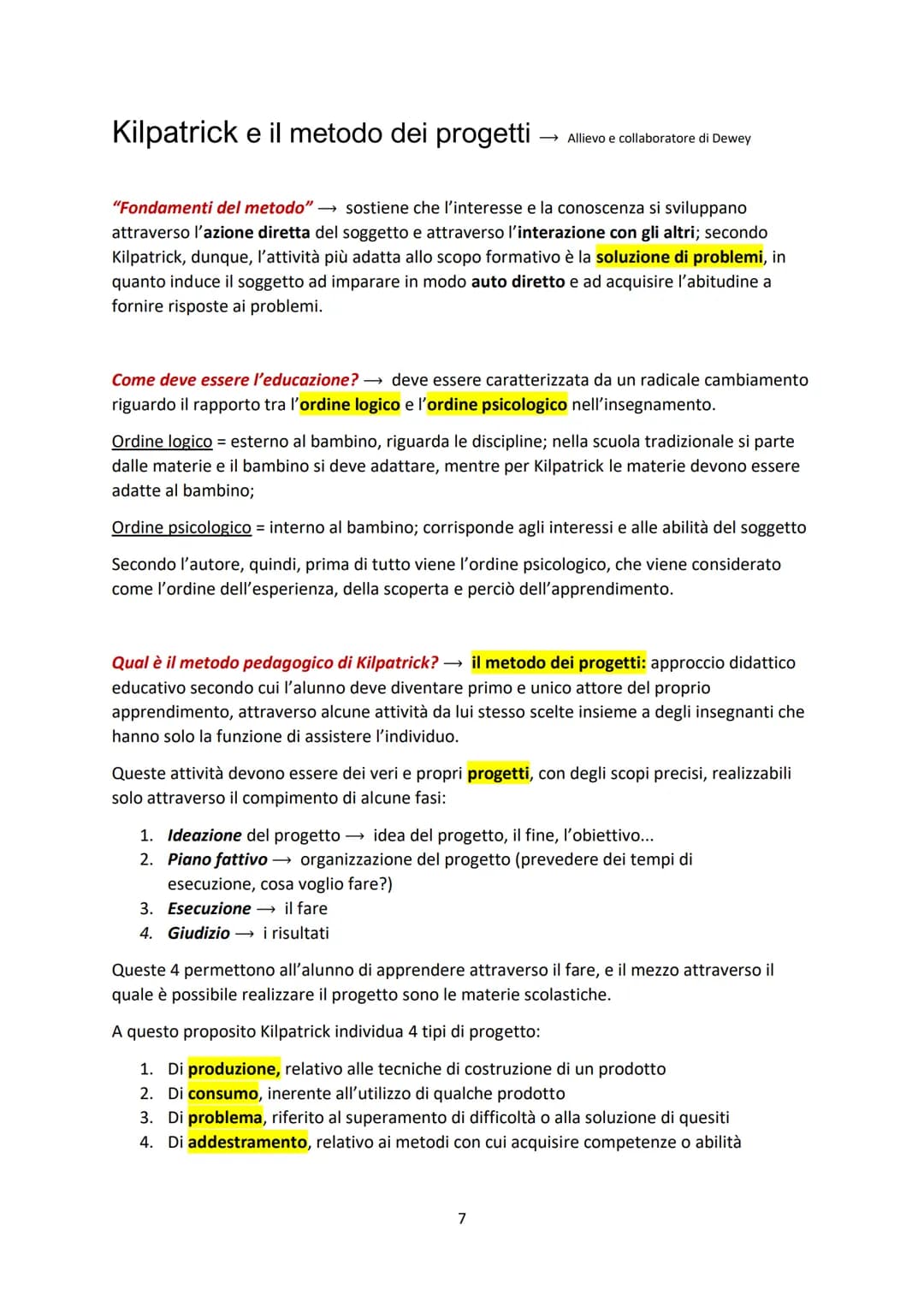 # L'attivismo pedagogico

Che cos'è?

Con il termine attivismo ci riferiamo ad un insieme di studi
e di esperienze che vanno di pari passo e