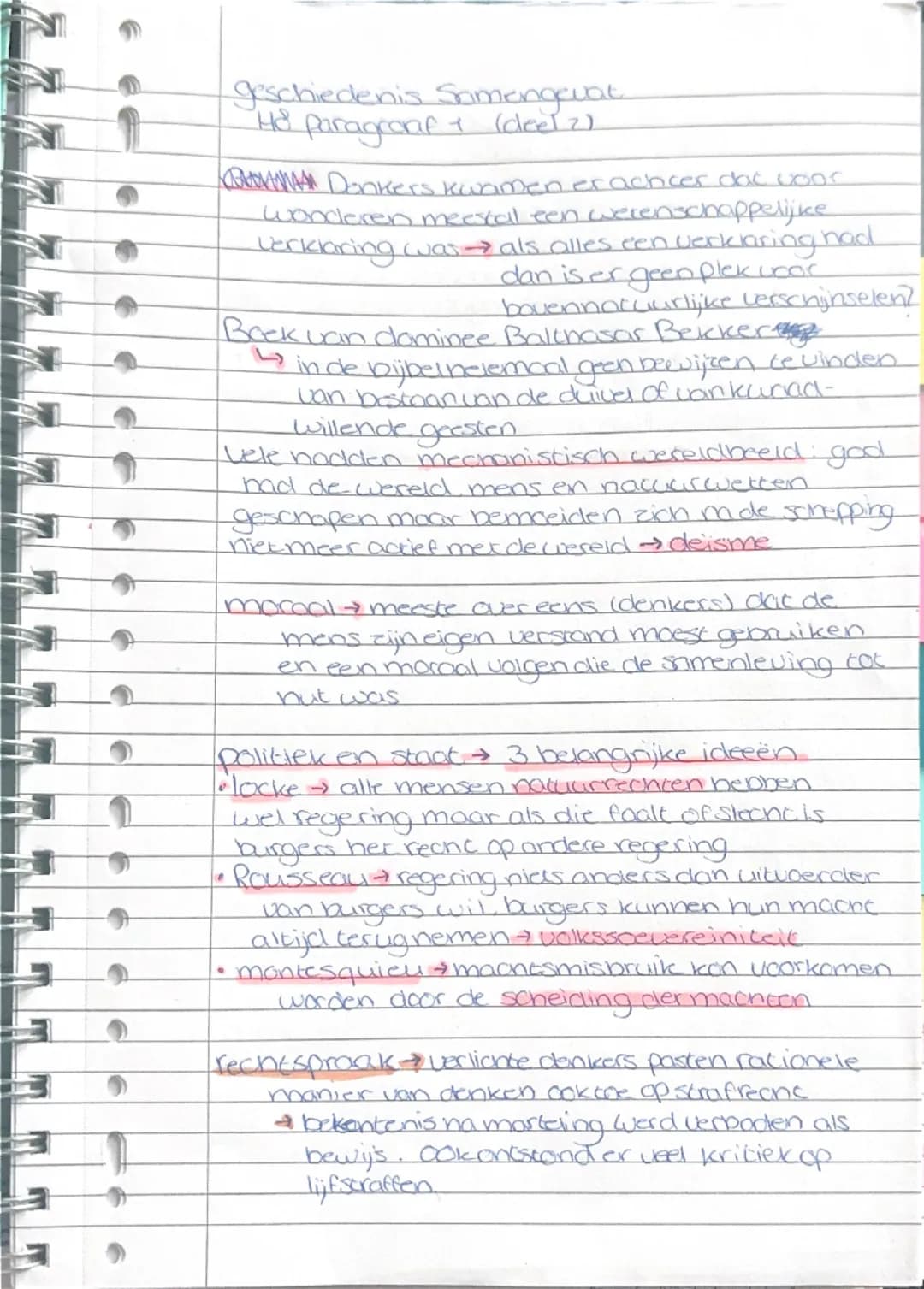 geschiedenis Samenguat
Hå paragraaf + (deel 2)

VAN Denker's kwamen er achcer dac voor
wonderen meestal een wetenschappelijke
Verklaring was