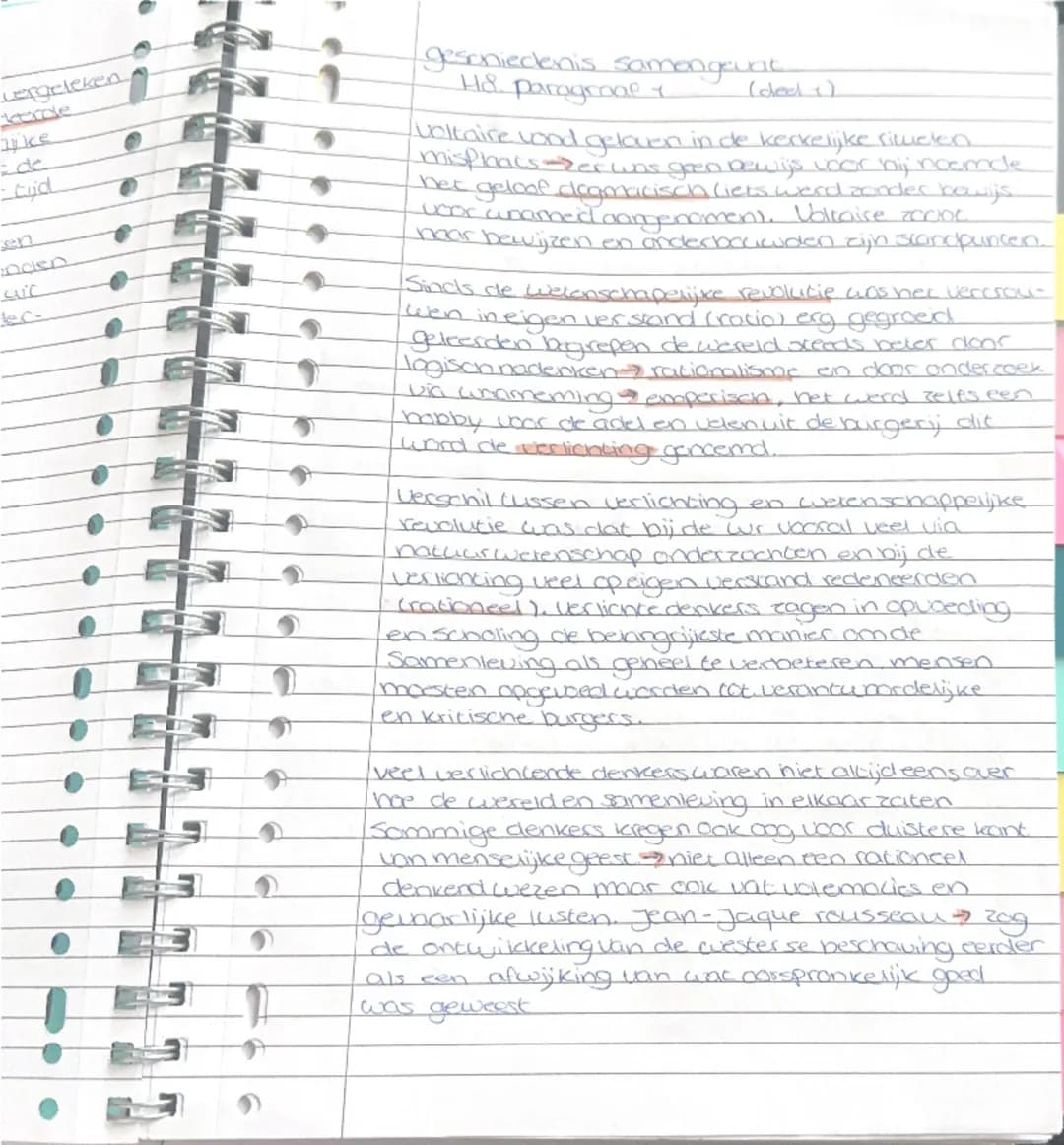 geschiedenis Samenguat
Hå paragraaf + (deel 2)

VAN Denker's kwamen er achcer dac voor
wonderen meestal een wetenschappelijke
Verklaring was