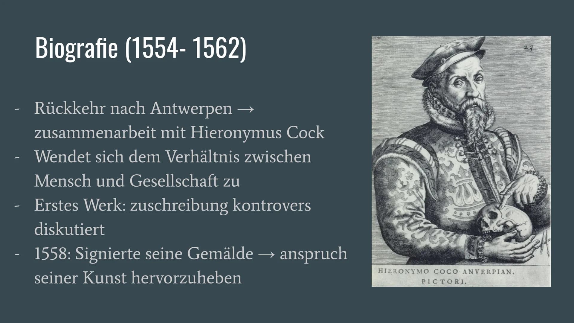 # Pieter Bruegel der Ältere

...

18.08.22 Q1 Kunst RAD # Agenda

- Biografie
- Bruegels Werke und Stil
- Der Konflikt um Bruegels Kunst
- A