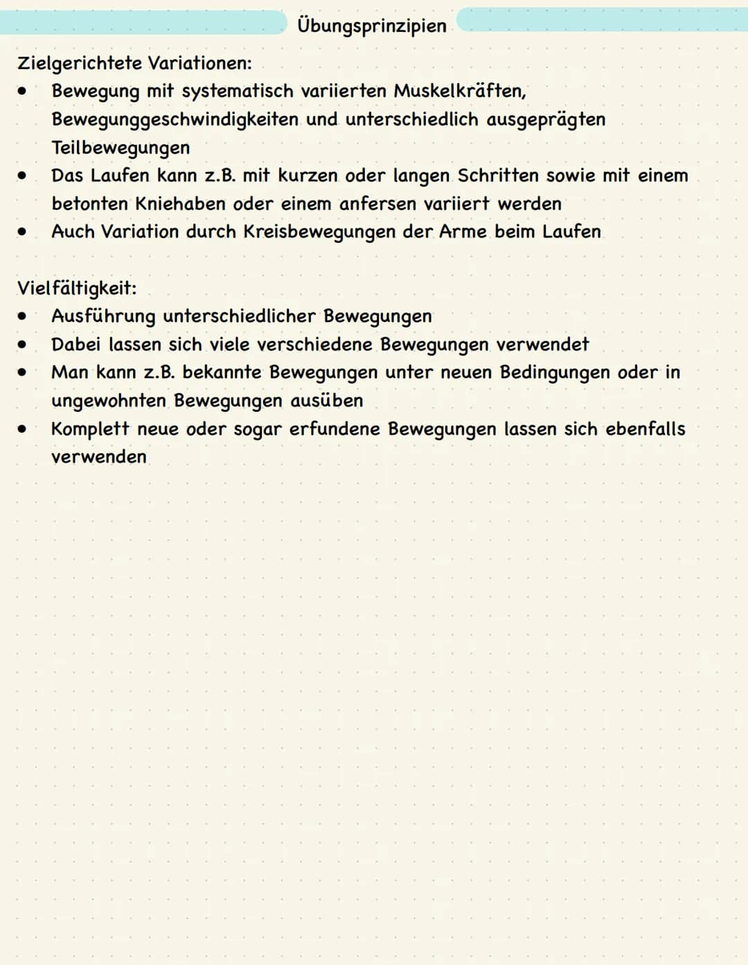 Checkliste

Bewegungslehre:
- Bedeutung und Sinn sportlicher Bewegungen
-> Definition Sport
-> Perspektiven des Sporttreibens

- Formen spor