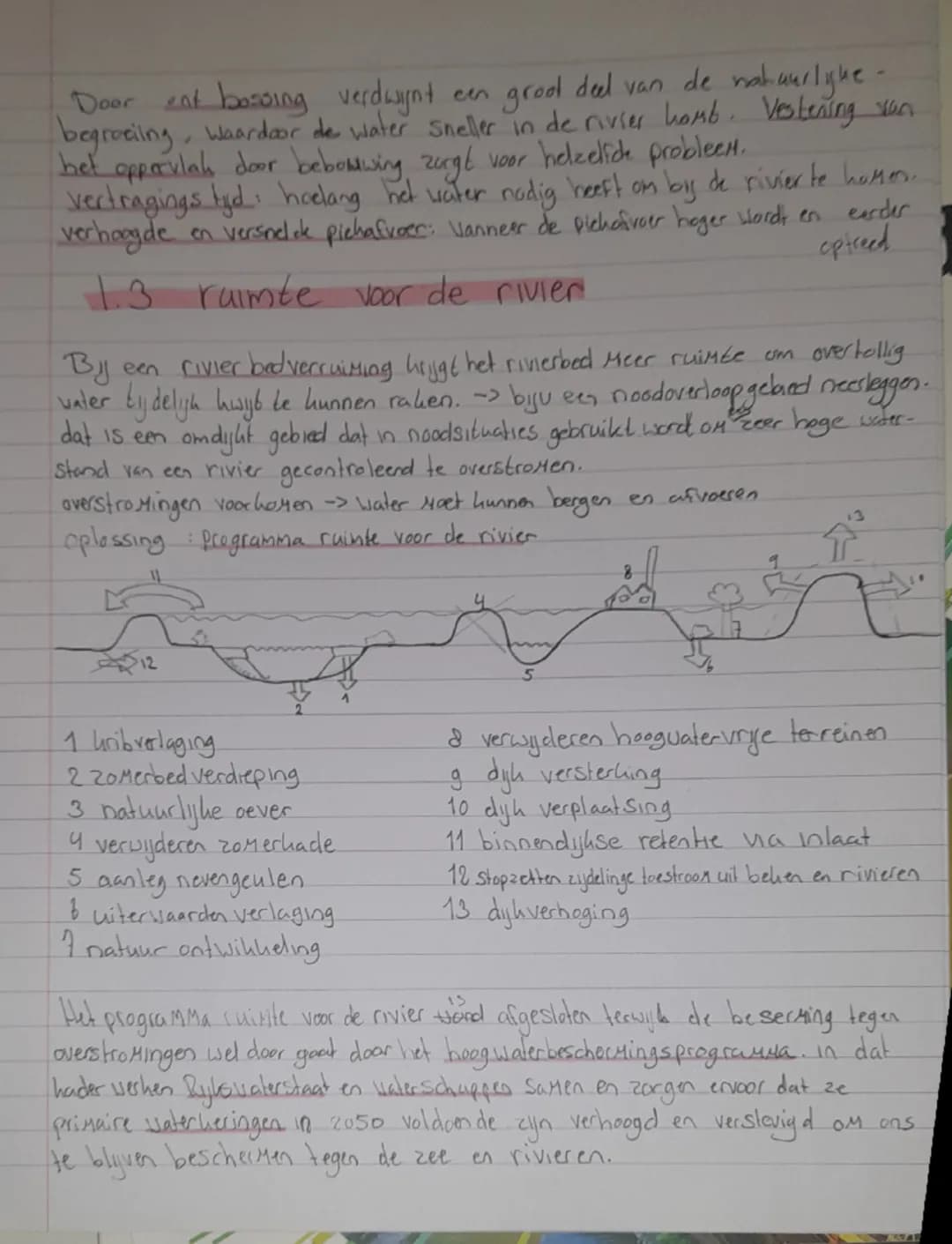 # Aardrijkskunde
hoofdstuk 1: Leefomgeving, Water overlast

11.1 rivieren: de natuur

Hoofdrivieren hebben zij rivieren, dat by elkaar noem 