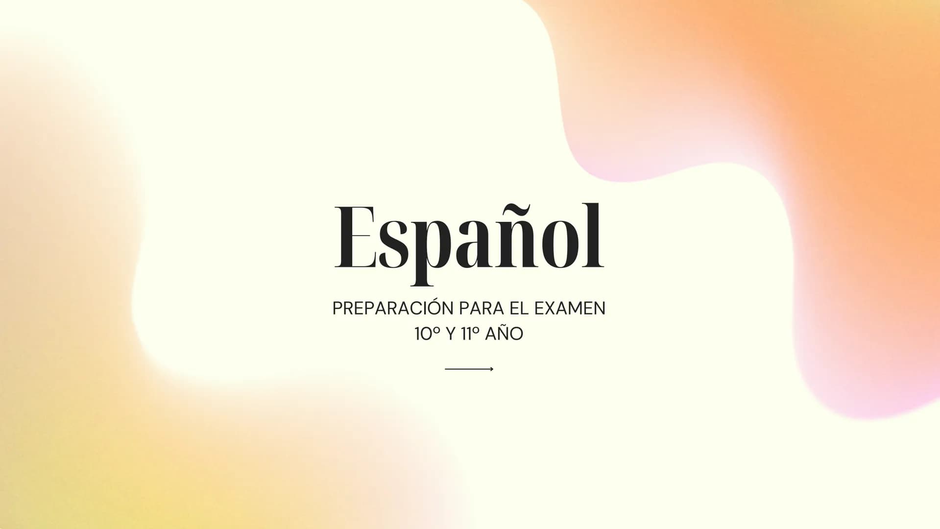 # Español

PREPARACIÓN PARA EL EXAMEN

10º Y 11º AÑO 10º año → Numerales Cardinales
O - Cero
10 - diez
20 - veinte
30 - treinta
1 - uno
11 -