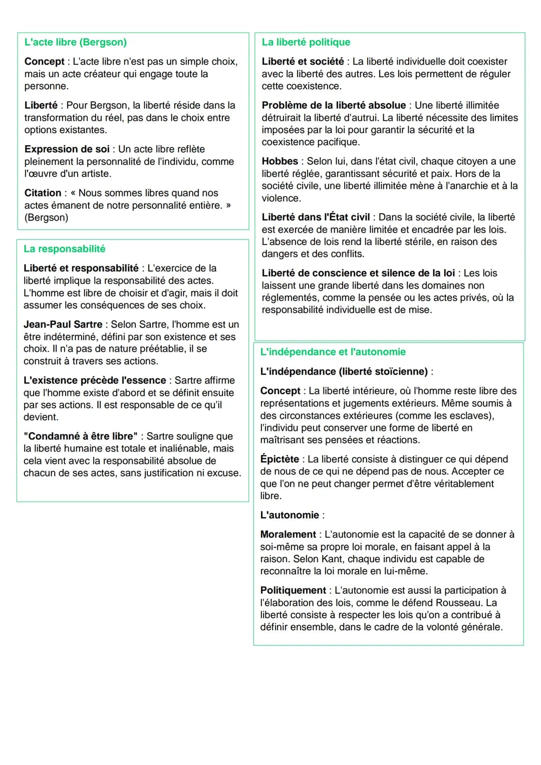 --- OCR Start ---
Liberté
Etymologie
Vient du latin →
<<< libertas », « liber >>>
libre, indépendance,
libre pouvoir,
Définition
Définition 