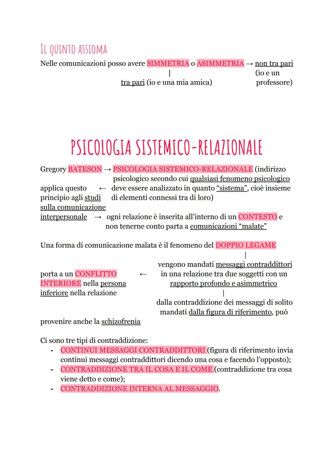 # LA COMUNICAZIONE

Comunicazione: - come trasmissione di informazioni
- come condividere, mettere in comune pensieri, esperienze
ed emozion