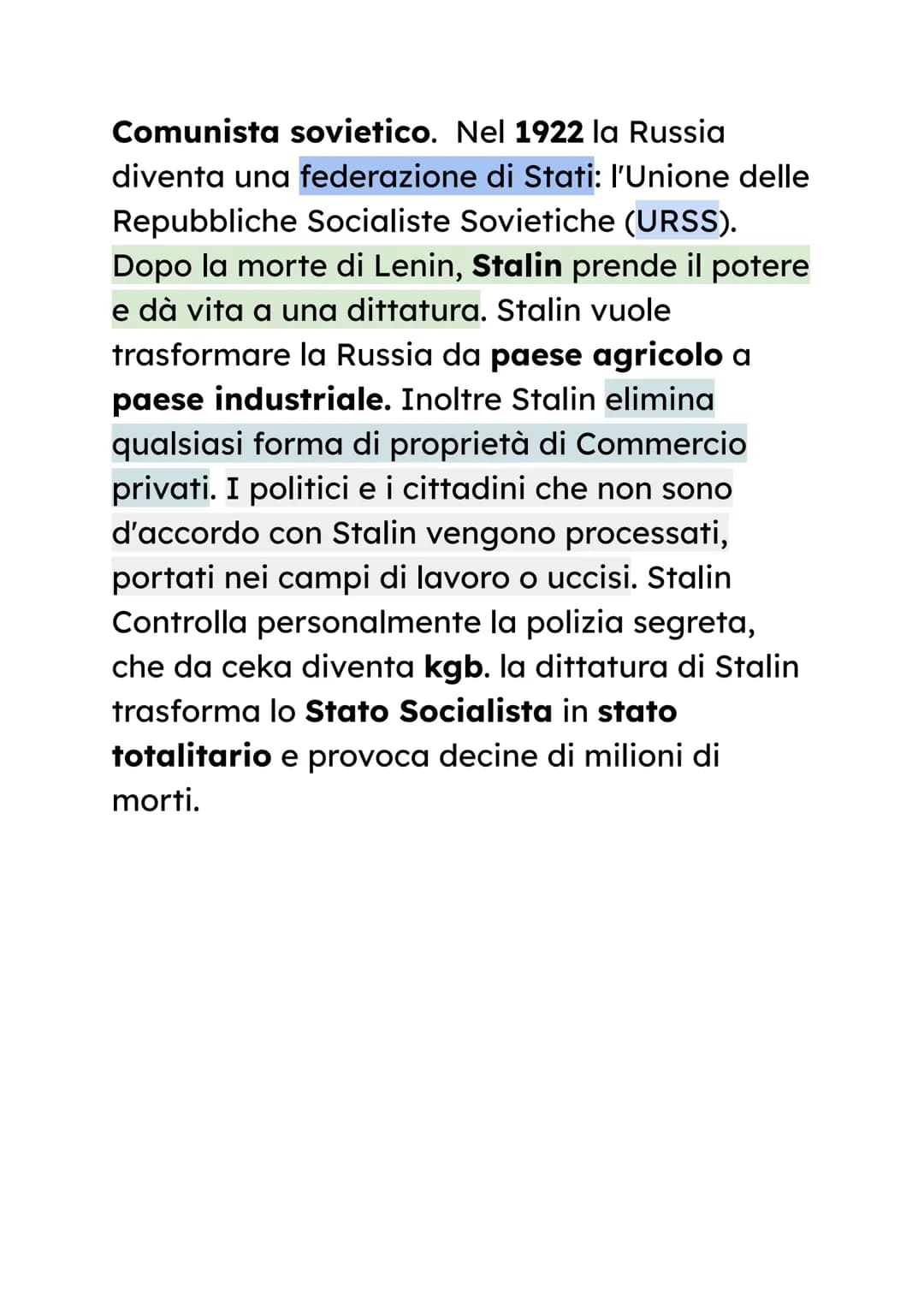 # LA RIVOLUZIONE RUSSA E LO STALINISMO

Nel 1917 la situazione in Russia è disastrosa. in
febbraio, a pietrogrado le autorità decidono
di co