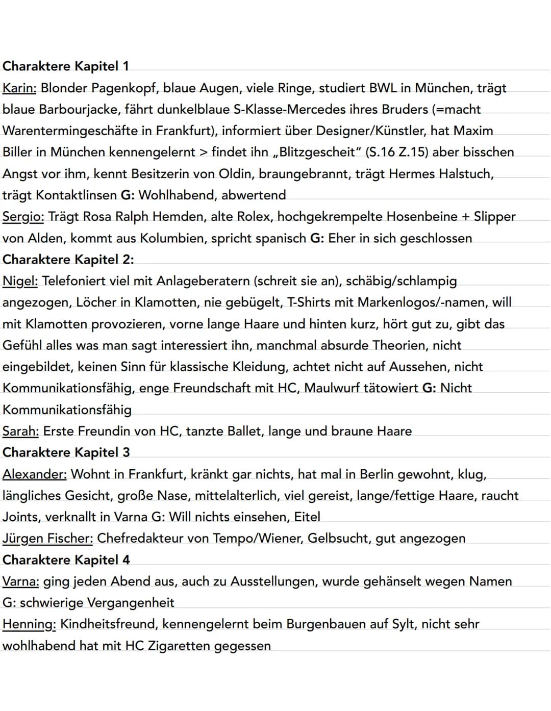 Buch Zusammenfassung „Faserland"

Kapitel 1 (S.13-24) Zusammenfassung: Reise startet auf Sylt, Hauptcharakter trinkt Jever,
hat sich mit Kar