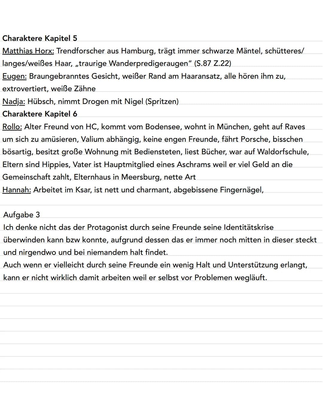 Buch Zusammenfassung „Faserland"

Kapitel 1 (S.13-24) Zusammenfassung: Reise startet auf Sylt, Hauptcharakter trinkt Jever,
hat sich mit Kar
