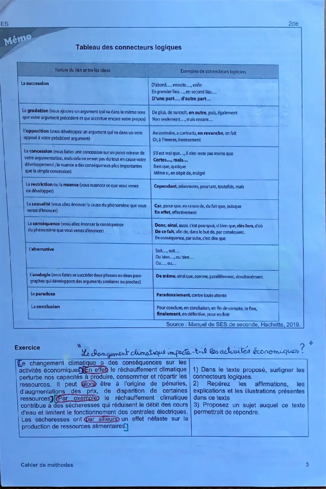 SES

Savoir construire une argumentation

DEFINITION

2de

Argumenter c'est démontrer ou apporter la preuve qu'une affirmation est bie
fondé