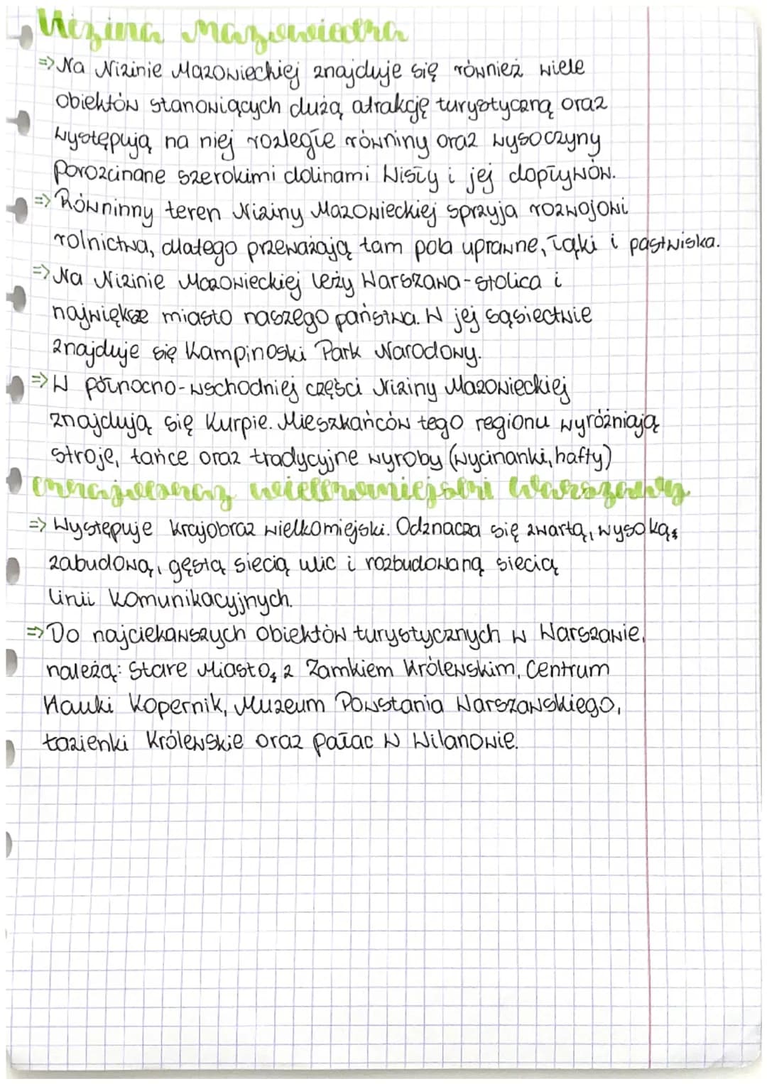 # Geografia

clementy errajobrazu:

⇒ukształtowanie powierzchni (np. równiny, góry)

shały budujące podłoże (np. granit, piasek)

=>wody pow
