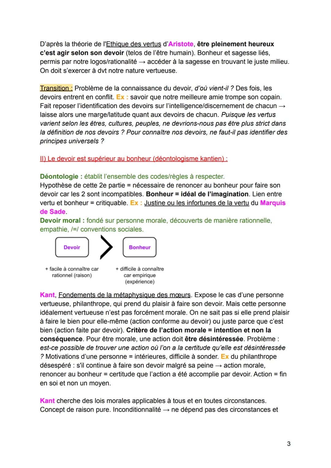 # Bonheur et Devoir :

TROUVER DES CITATIONS ET REGARDER DANS MON ANNABAC.+ YOUTUBE

FAIRE UN PLAN RÉSUMÉ (voir page 12 de mon cours).

Le d
