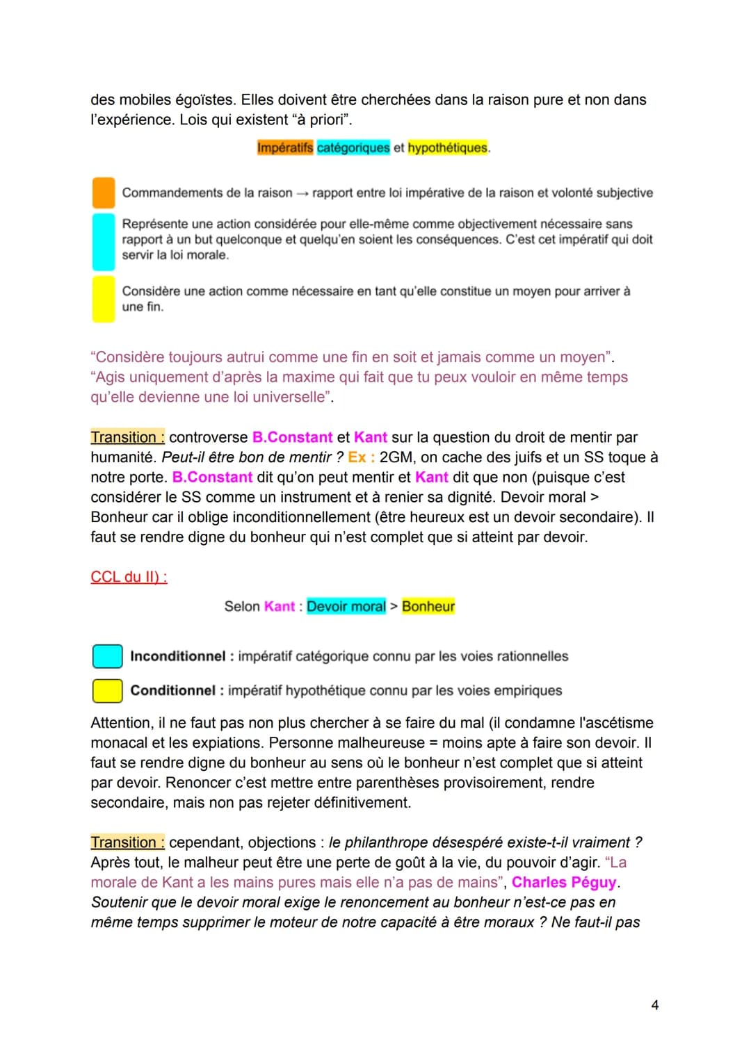 # Bonheur et Devoir :

TROUVER DES CITATIONS ET REGARDER DANS MON ANNABAC.+ YOUTUBE

FAIRE UN PLAN RÉSUMÉ (voir page 12 de mon cours).

Le d