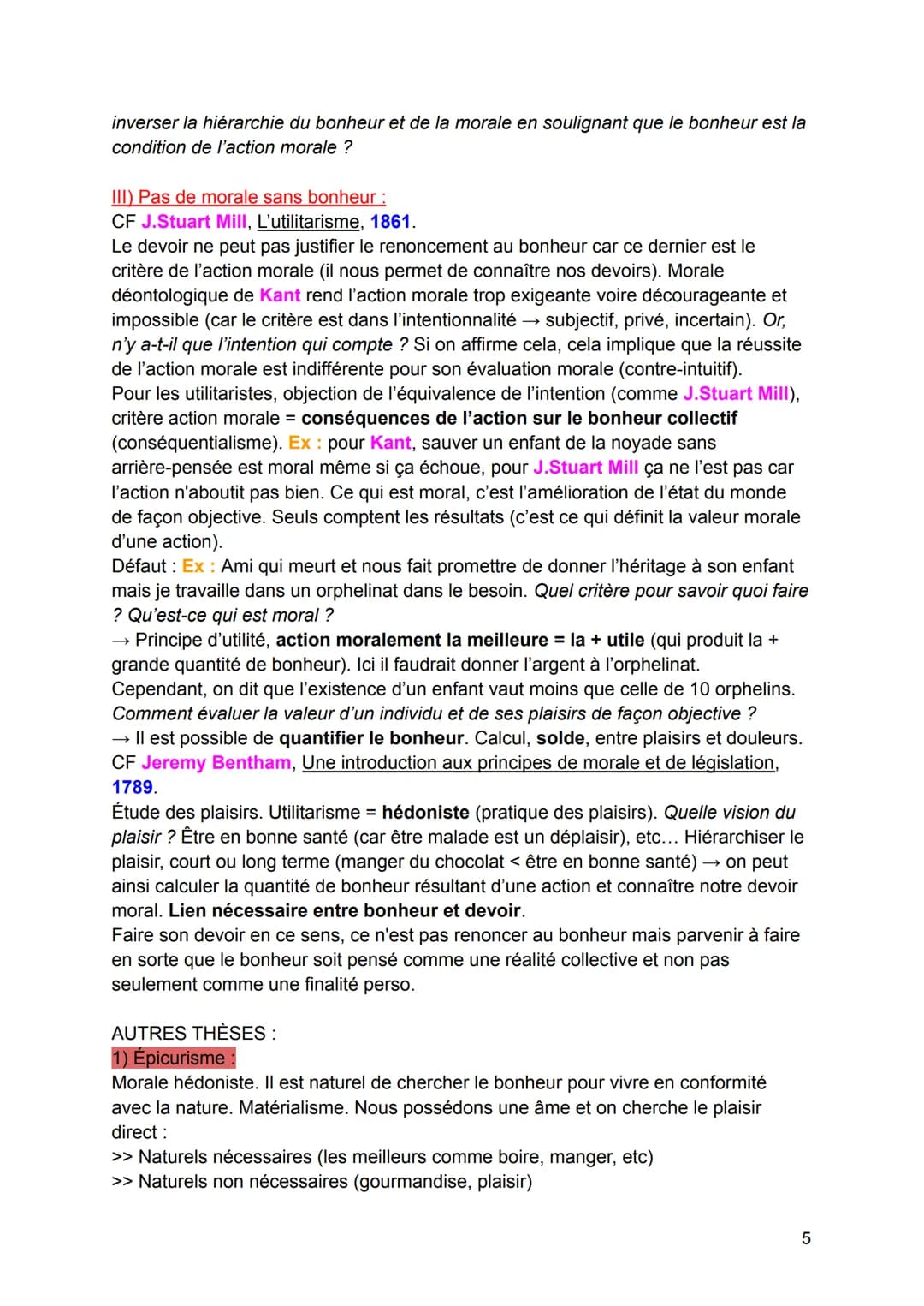 # Bonheur et Devoir :

TROUVER DES CITATIONS ET REGARDER DANS MON ANNABAC.+ YOUTUBE

FAIRE UN PLAN RÉSUMÉ (voir page 12 de mon cours).

Le d