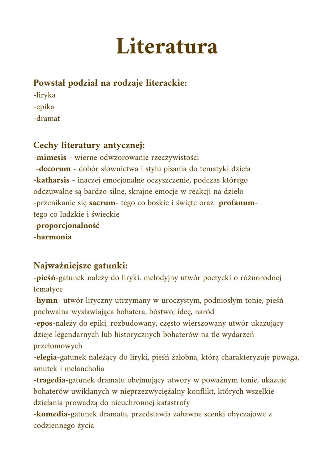 # Antyk/ Starożytność

Informacje ogólne

początek: przełom IX i VII p.n.e.

koniec: 476 n.e. → upadek Cesarstwa Zachodniorzymskiego

Nazw a