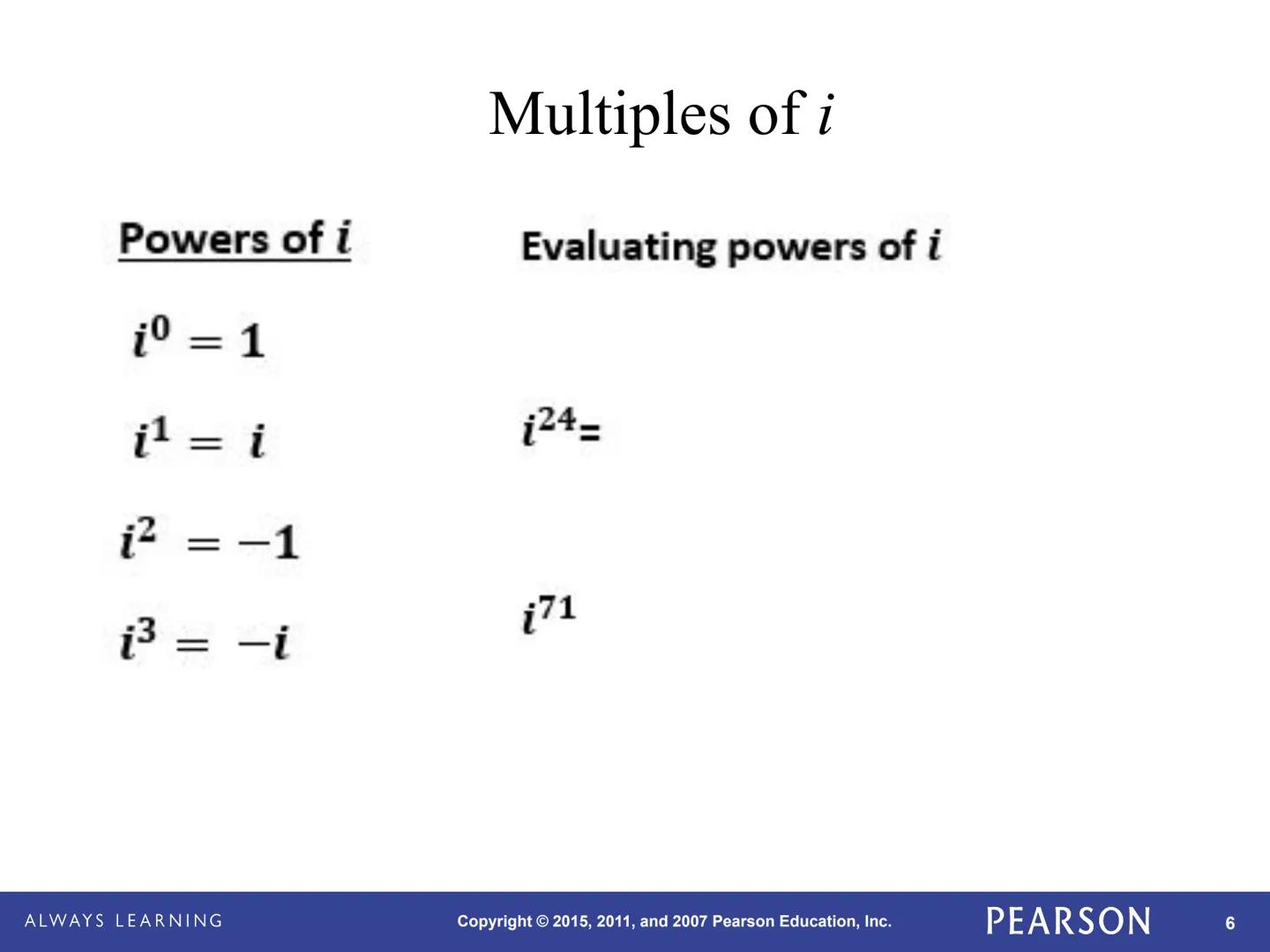 Precalculus
Graphical, Numerical, Algebraic
Ninth Edition

Demana, Waits, Foley, Kennedy

10-3

Complex Zeros and the
Fundamental Theorem of