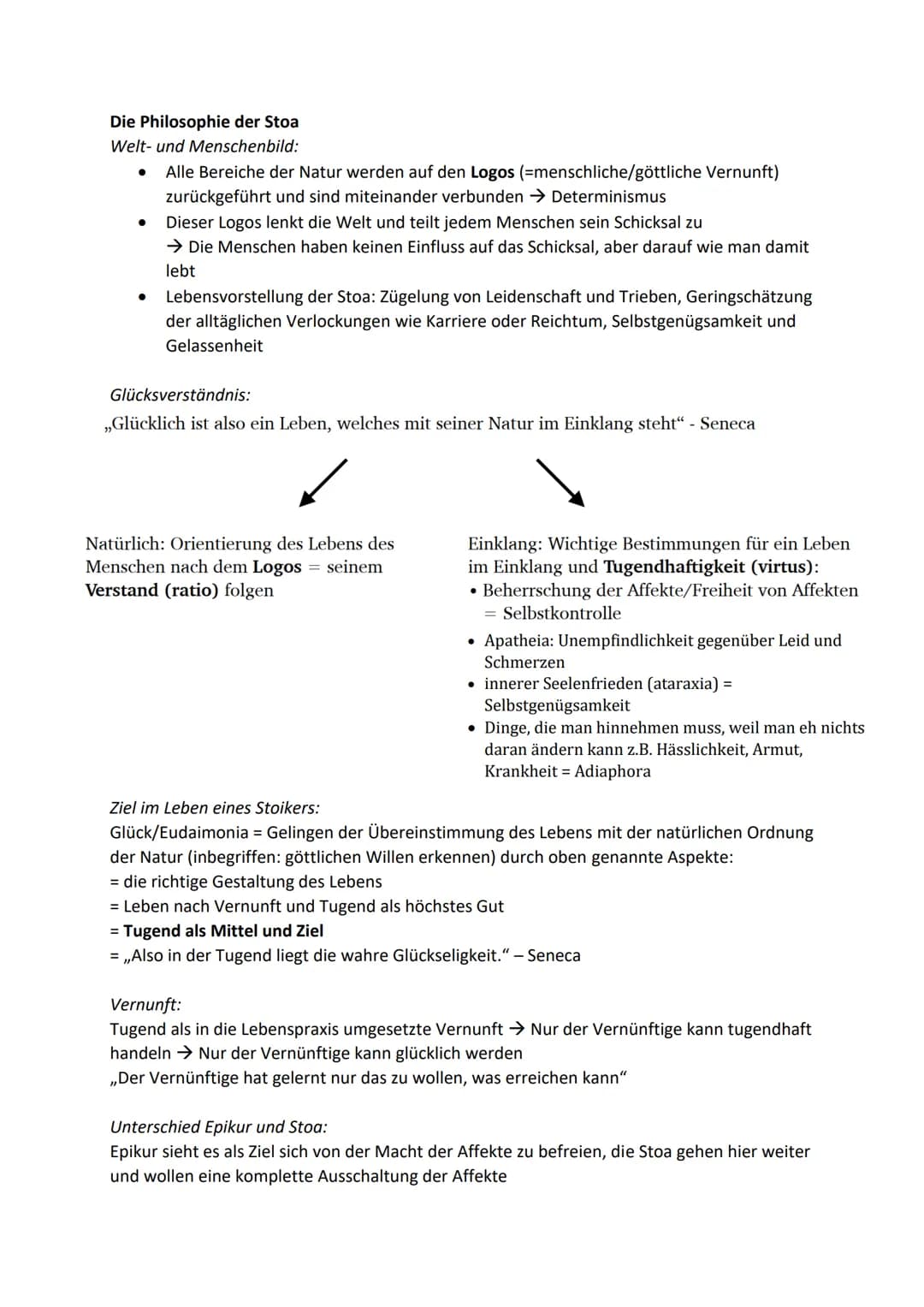 Ethik Zusammenfassung - 12/2 - Glück

Fachbegriffe:

- Askese: streng enthaltsame Lebensweise, Entsagung und Selbstüberwindung
- Hedonismus: