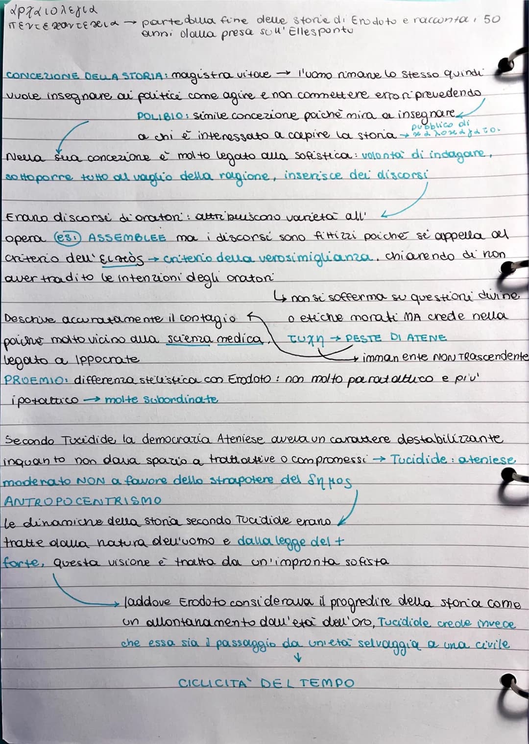 # TUCIDIDE: Stonico della guerra del Peloponneso e si ferma al lla.c
(la seconda parte viene tra Holta da Senofonte)

Stile ellittico:

LA V