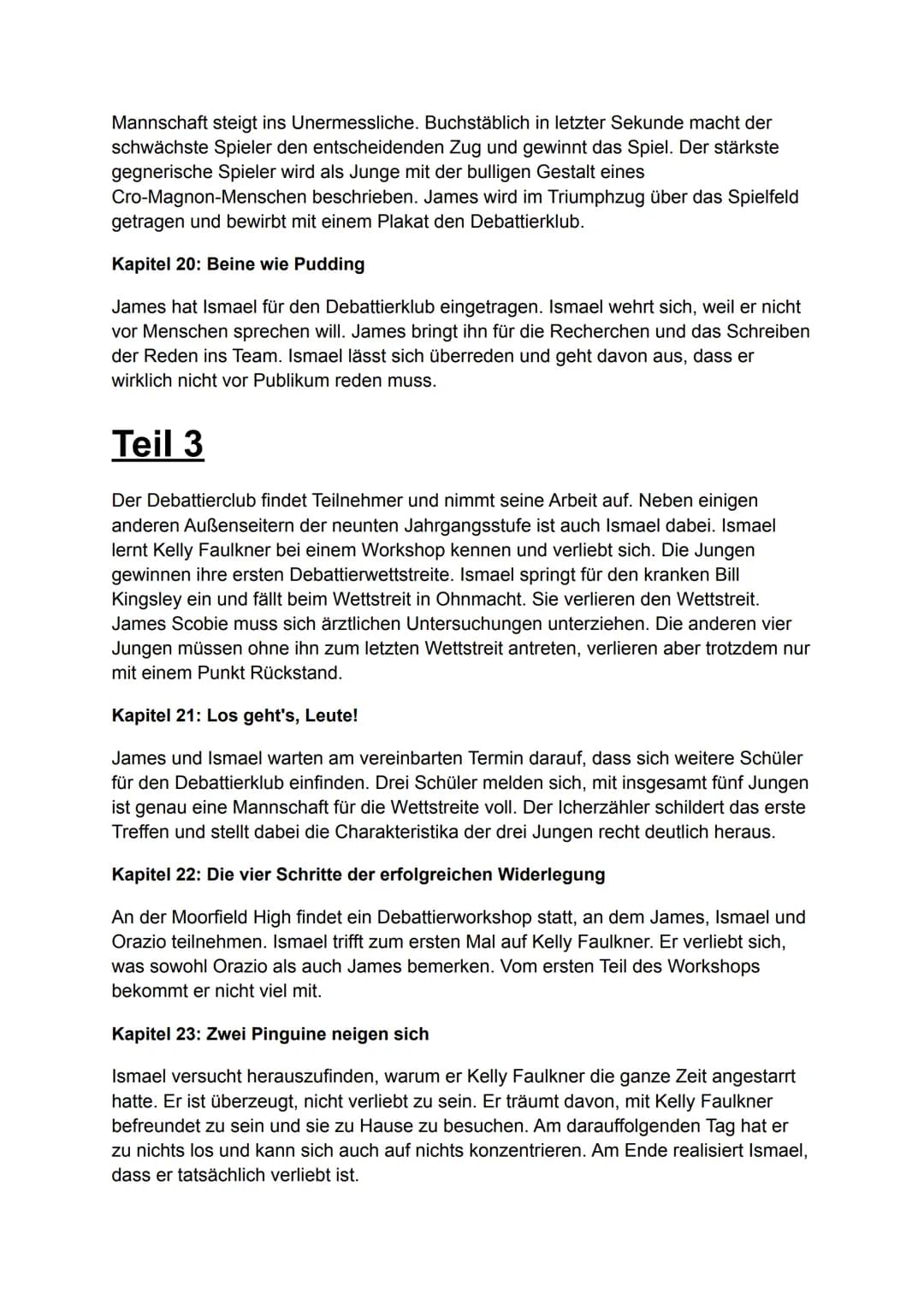 # Nennt mich nicht Ismael

Inhaltsangabe/Zusammenfassung

2006 erschien der Jugendroman „Don't Call Me Ishmael!" des australischen Autors
Mi