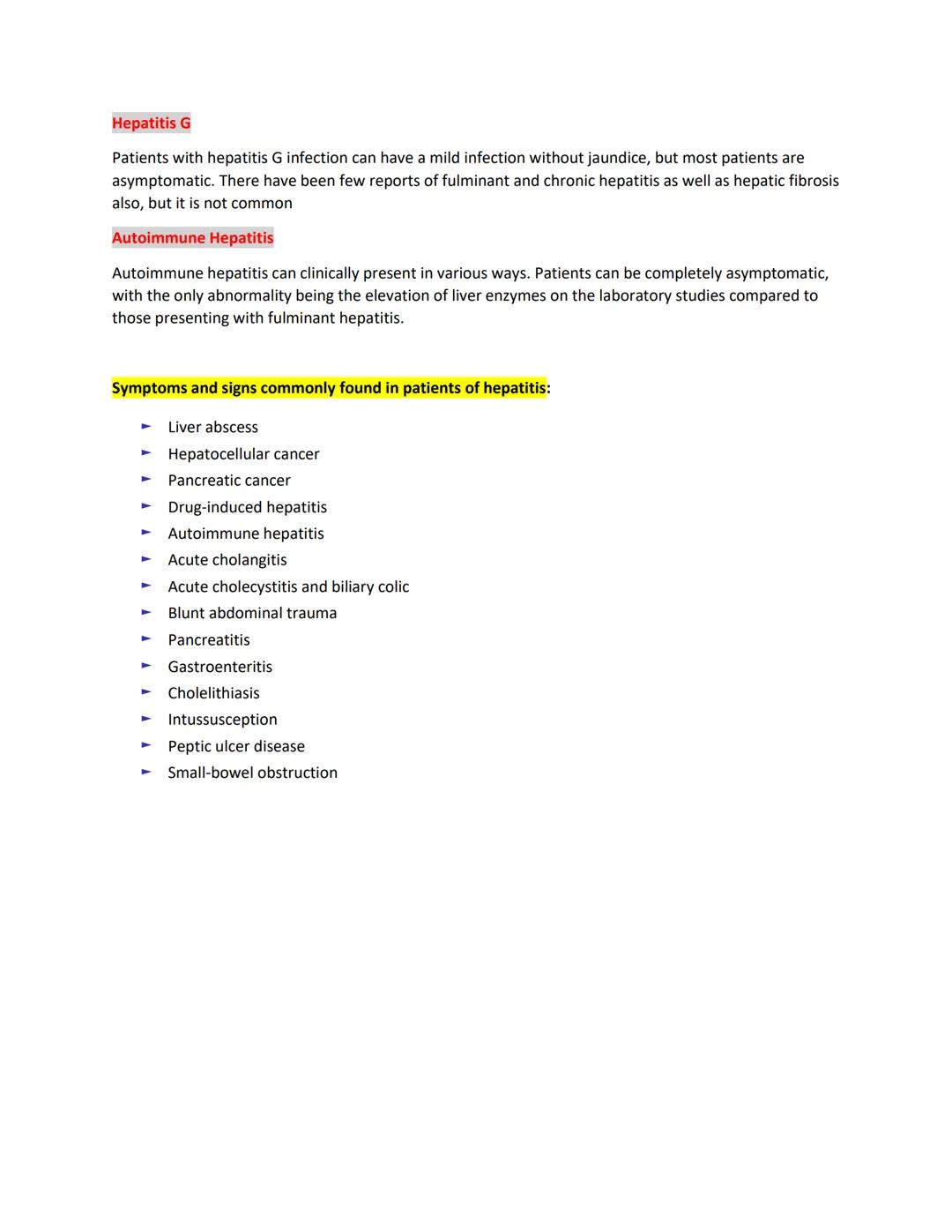 # HEPATITIS VIRUSES

Several diseases of the liver, collectively known as hepatitis, are caused by viruses. The viruses
involved, five of wh