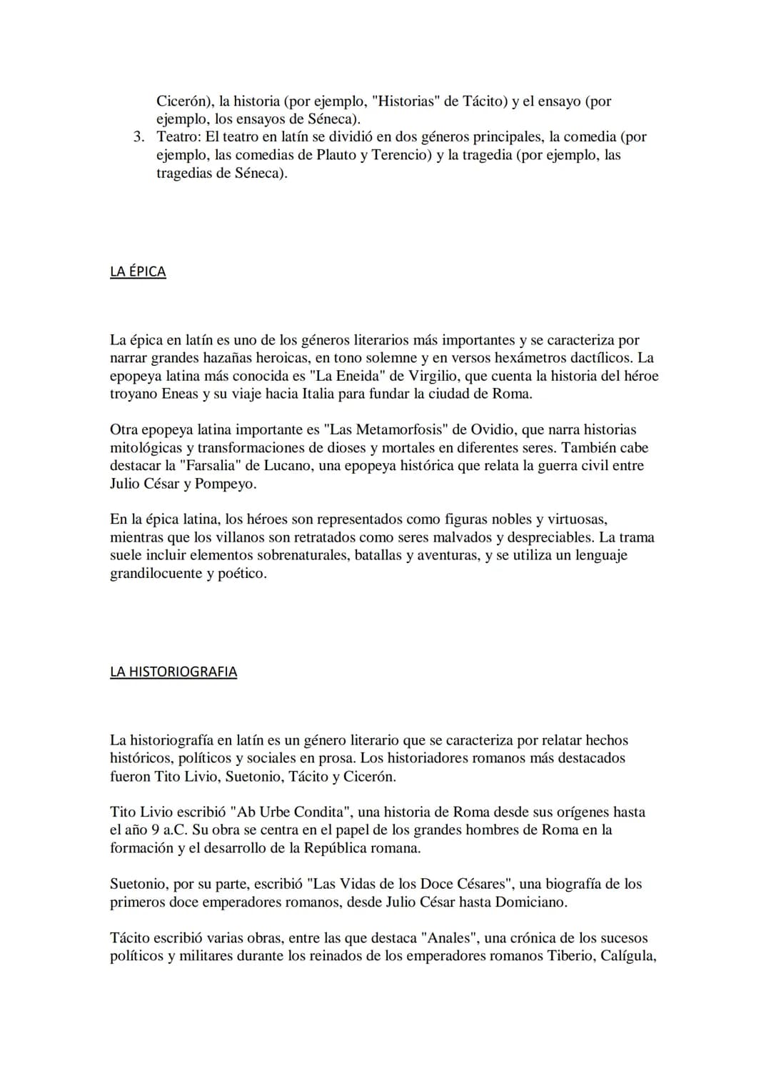 # LITERATURA ROMANA

La literatura romana abarca un amplio período de la historia de la cultura latina y se
desarrolló desde la fundación de