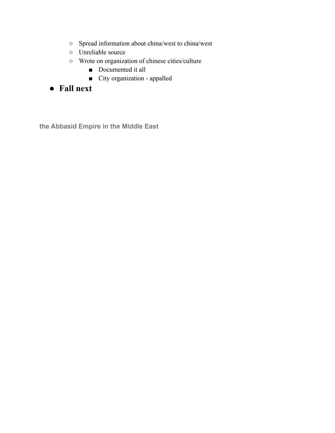 # The Mongols (in class extension to notes)

*   Temujin
*   Collection of tribes (clans)
*   Dry land
*   Yurts (houses)
*   Ruled on horse