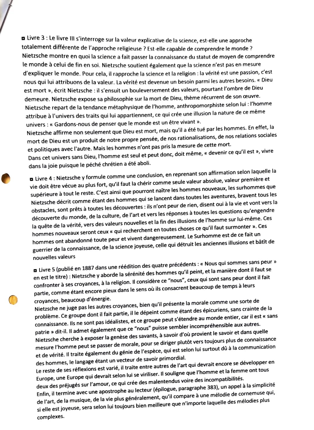 # Fiche de lecture

Le gai savoir, Friedrich Nietzsche, 1882

## Biographie de Friedrich Nietzsche

Philosophe allemand, né en 1844 en Pruss