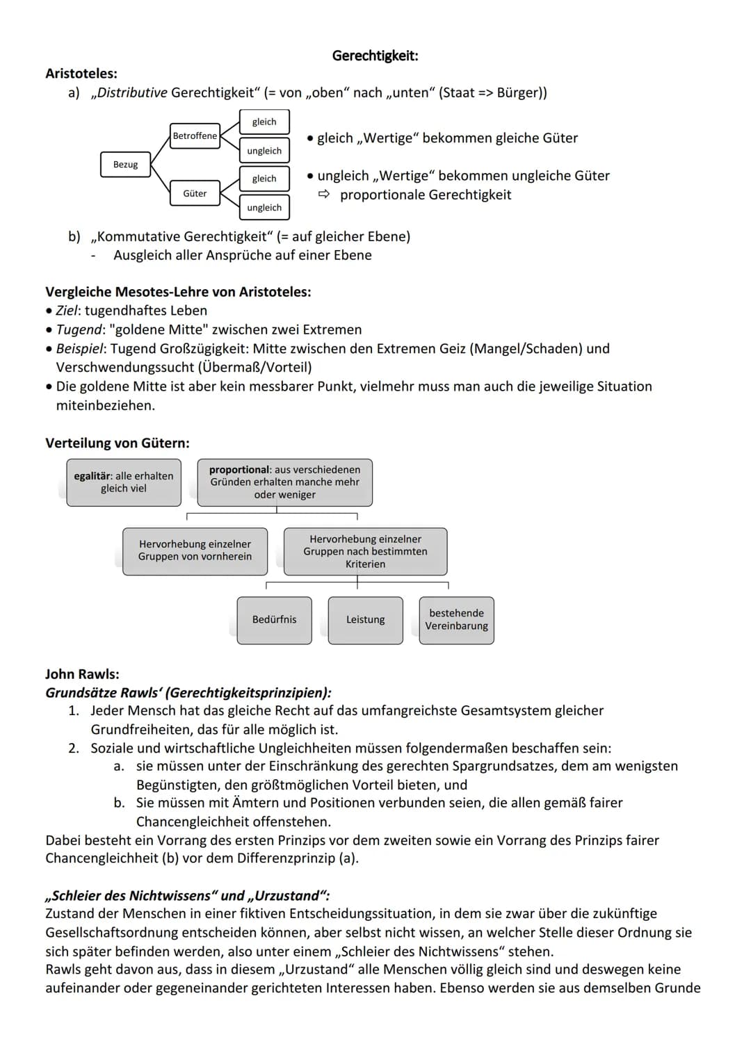 Ethik
Recht:

Formale Bestimmung:
*   normative Ordnung menschlichen
    Verhaltens (Zwangscharakter)
*   verpflichtend

Materiale Bestimmun