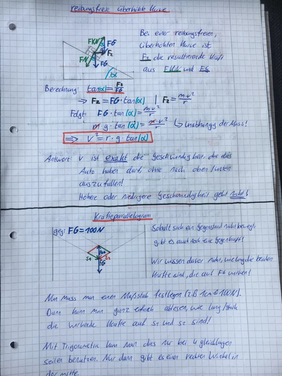 FH
FNAFN
FHFG
Schiefe Ebene

Wenn sich ein Körper aut
einer Schieten Ebene nach
unten Bewegt, dan ist die
Gewichts hraft EG che resultierend