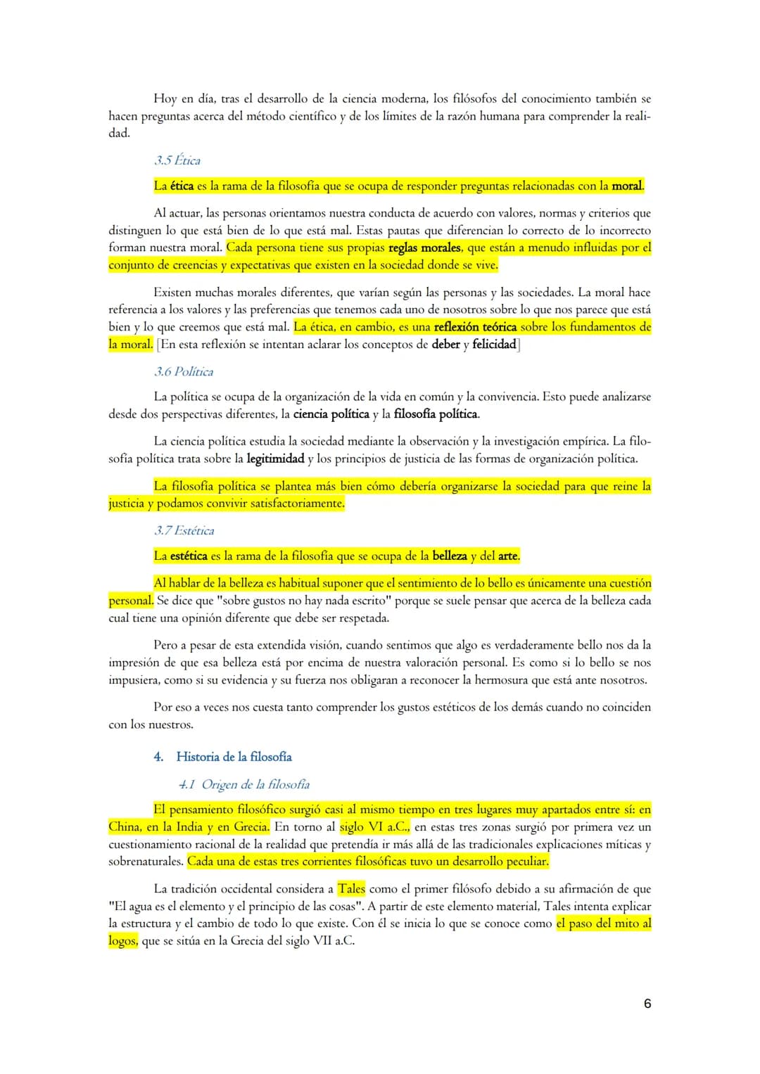 UNIDAD I: FILOSOFÍA
1. Concepto de filosofia
La palabra sofia significa en griego "sabiduría". En la antigua Grecia se llamaba sofós ("sabio